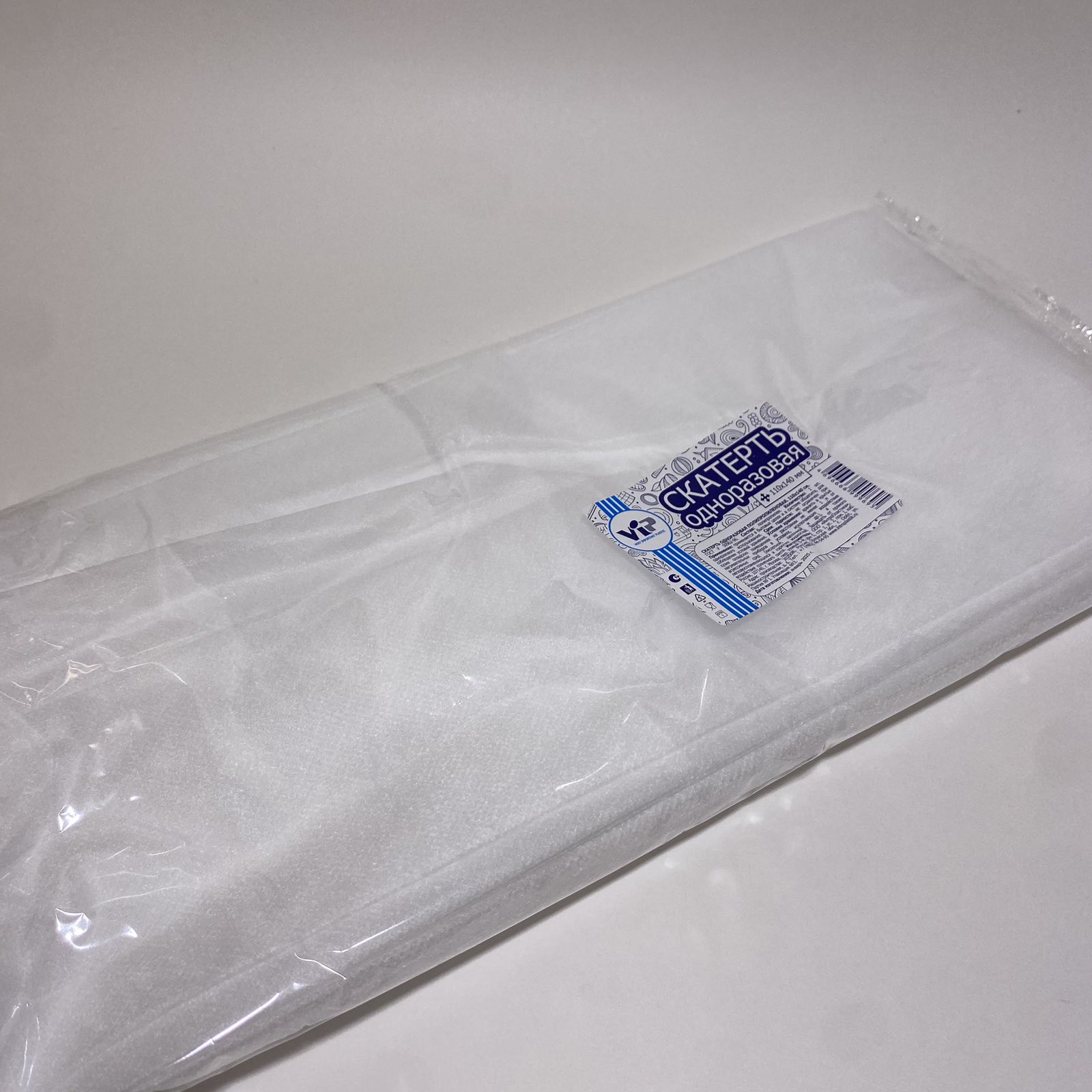 Скатерть из неткан. полотна,  110х140 см, белая, 1 штук/упак.