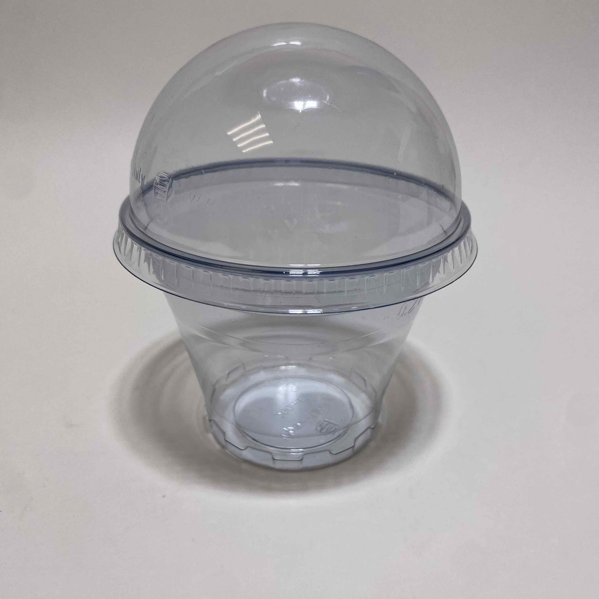 Креманка-стакан 290 мл c крышкой БЕЗ ОТВЕРСТИЯ,50 штук/упак.