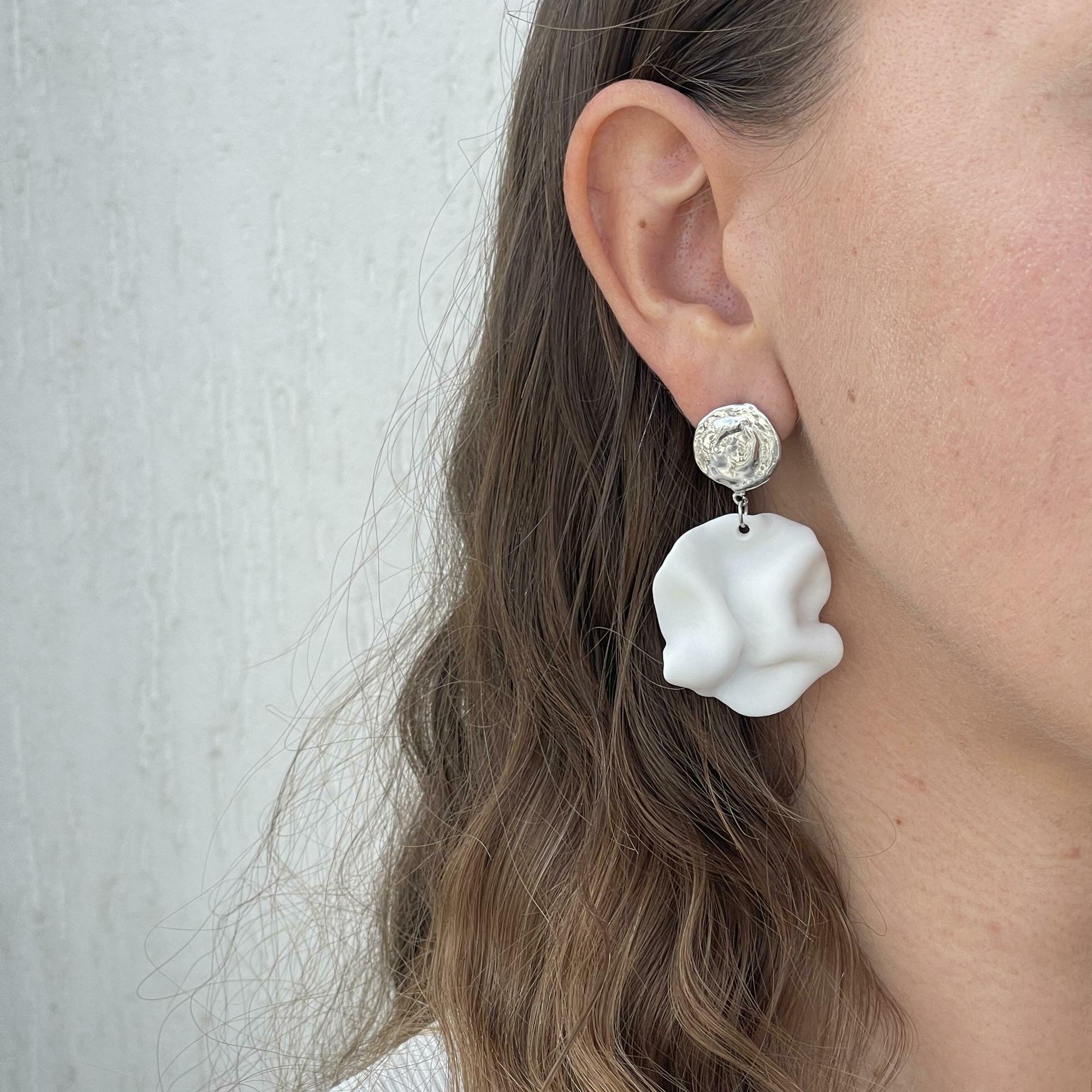 Серьги "Вдохновение" двойные