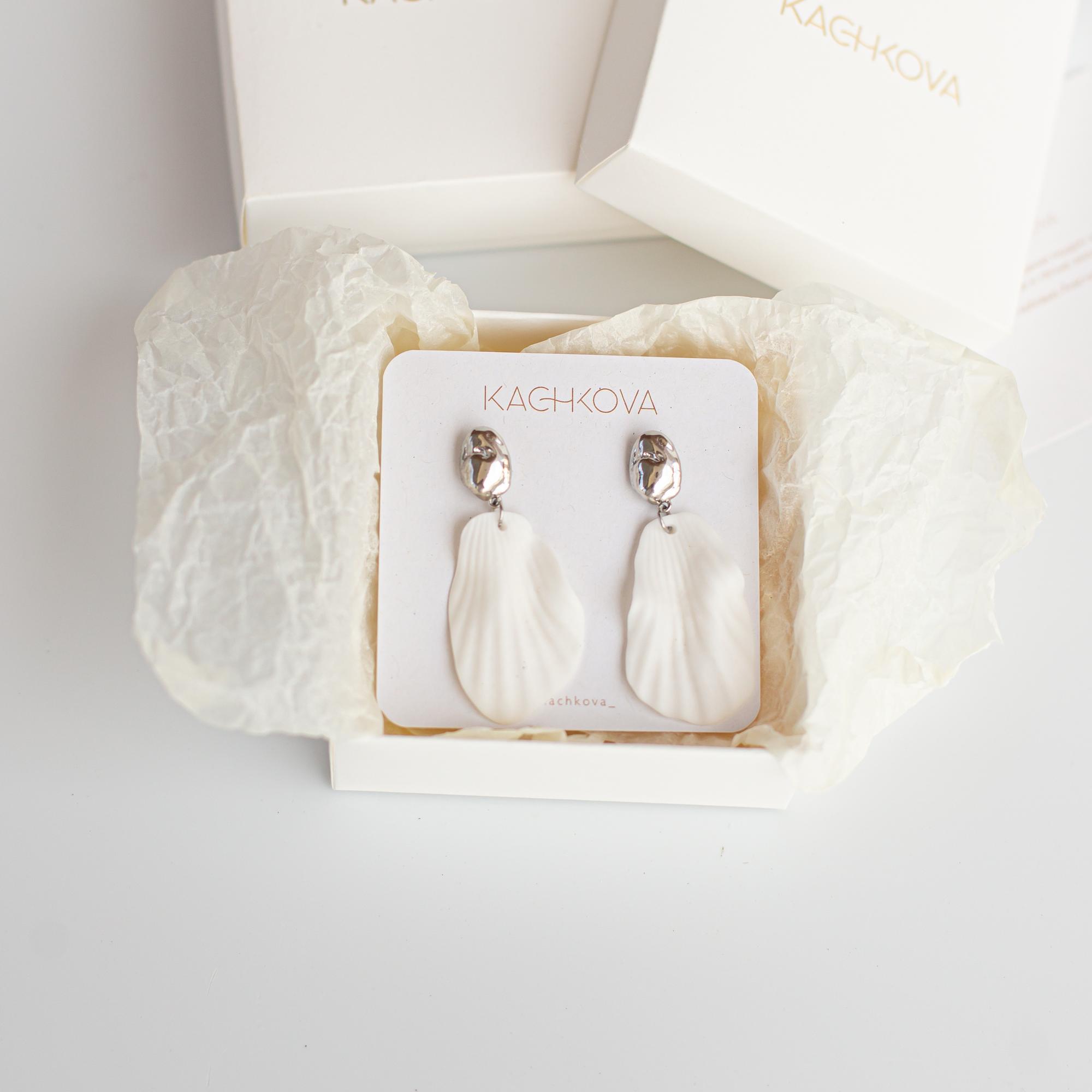 Серьги "Вдохновение" двойные