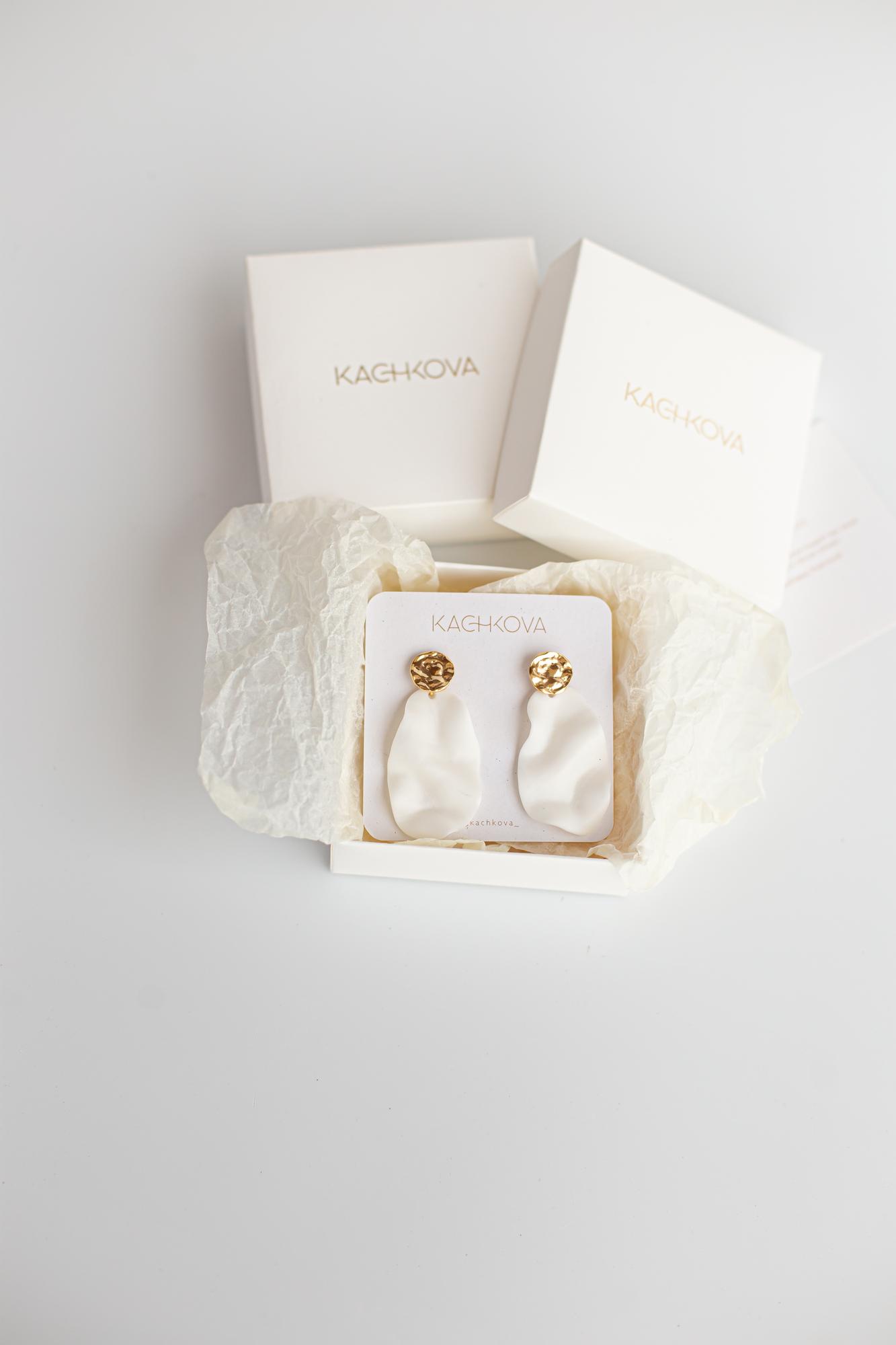 Серьги "Вдохновение" двойные