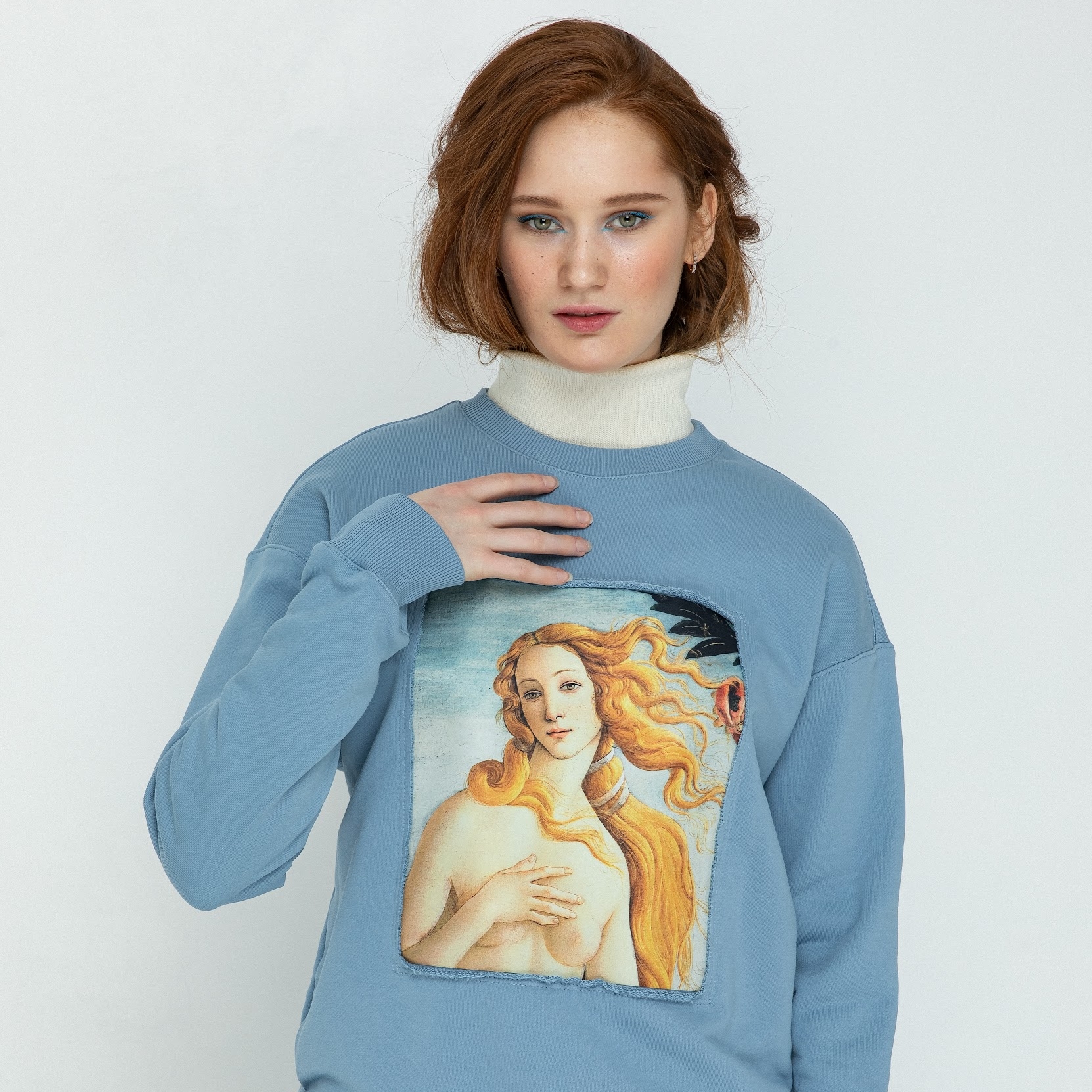 Свитшот с фрагментом картины Сандро Боттичелли "Рождение Венеры"
