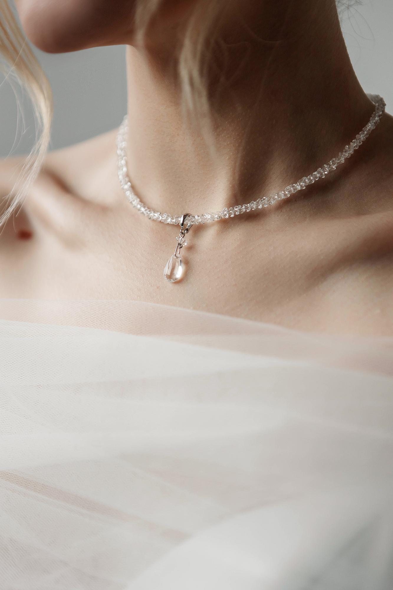 колье для невесты, свадебное колье, колье на свадьбу, колье для невесты купить, свадебные украшения на шею купить, набор свадебных украшений купить