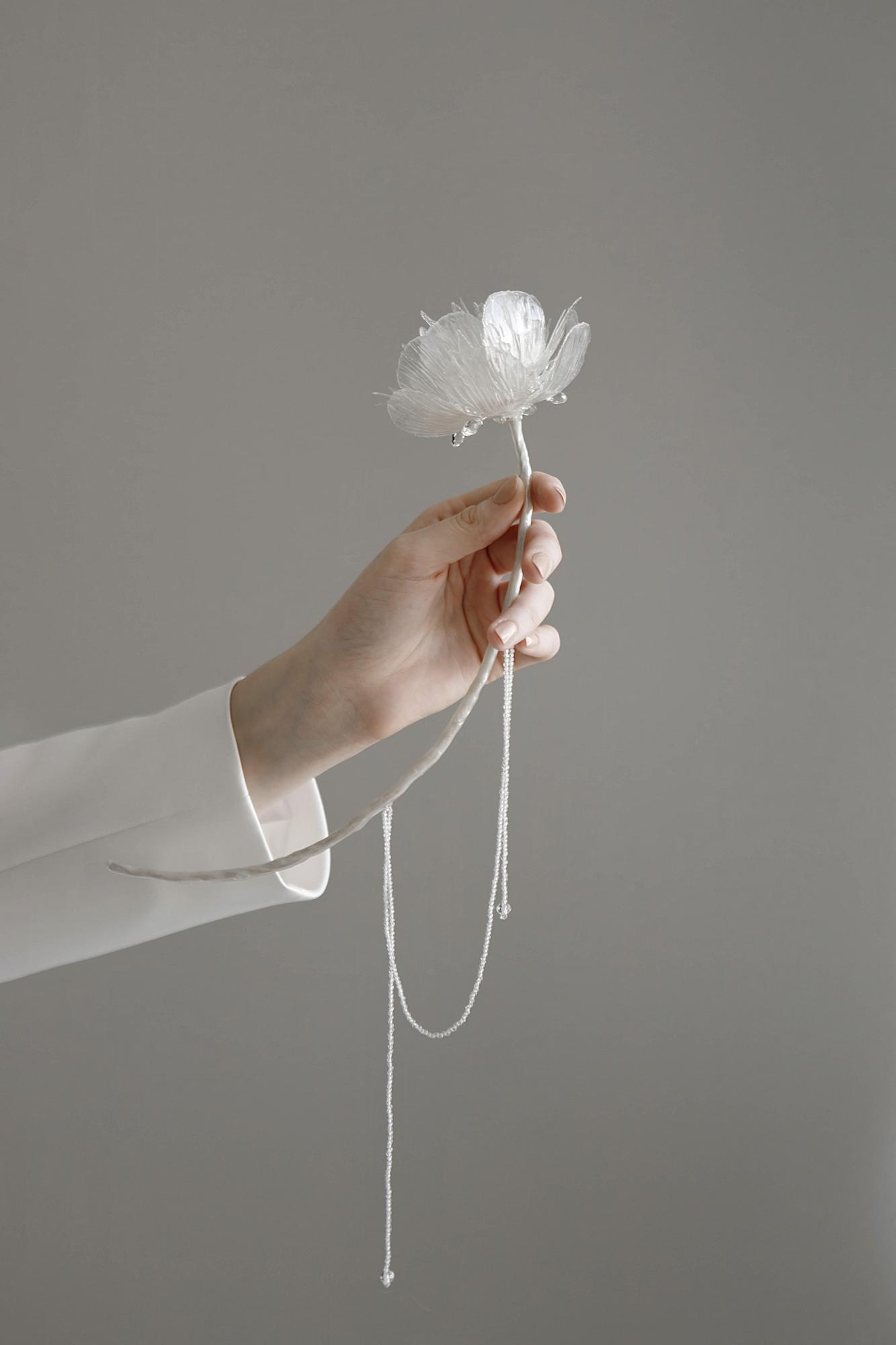 пион ручной работы, свадебный цветок. букет невесты, свадебный букет тренд 2026