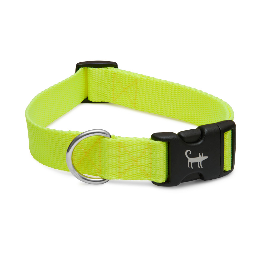 Ошейник для собаки ЛАЙМОВЫЙ НЕОН
