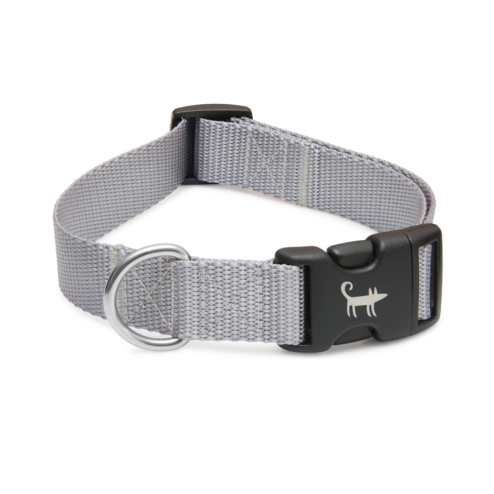 Ошейник для собаки СЕРЕБРЯНЫЙ