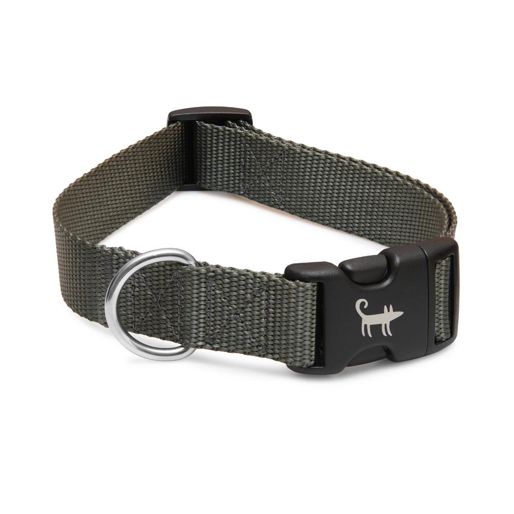 Ошейник для собаки ТЁМНО-СЕРЫЙ