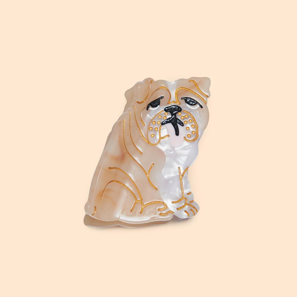 Заколка-краб АНГЛИЙСКИЙ БУЛЬДОГ