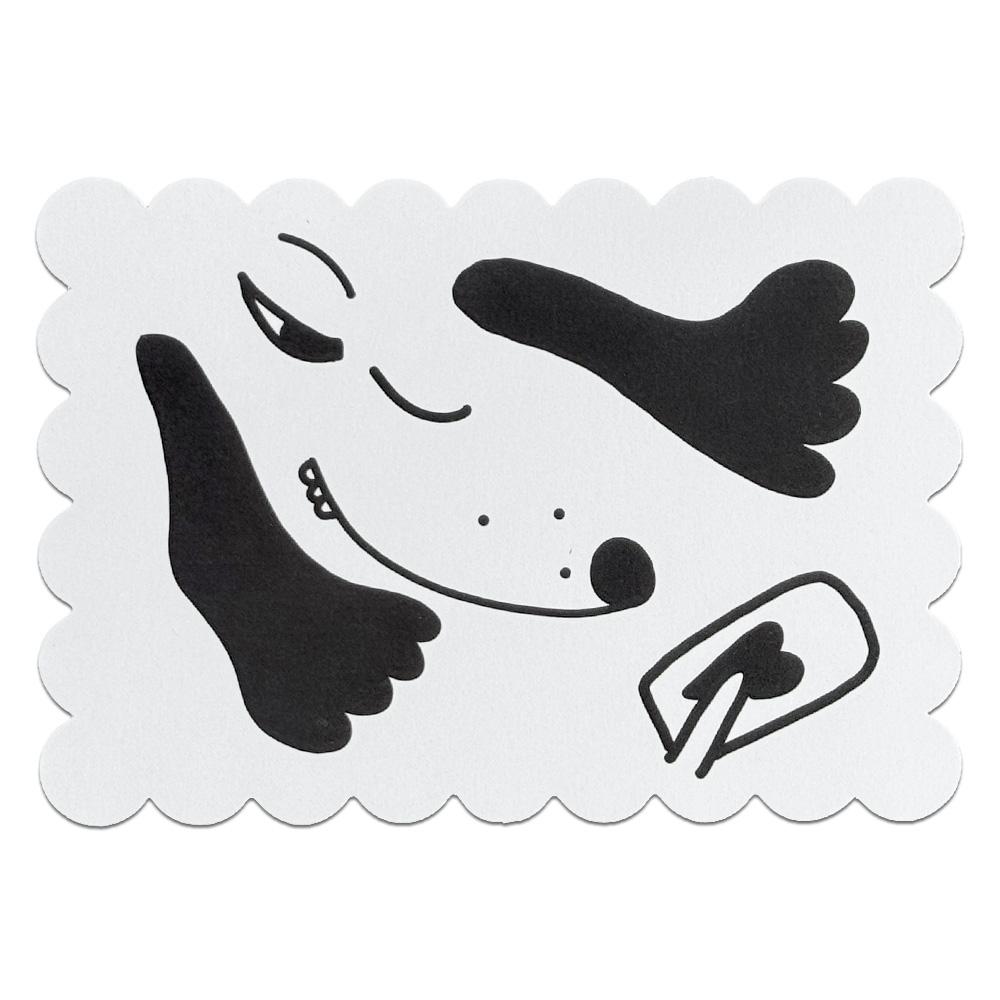 Открытка ОБЛАЧНЫЙ ПЁС (Heart)