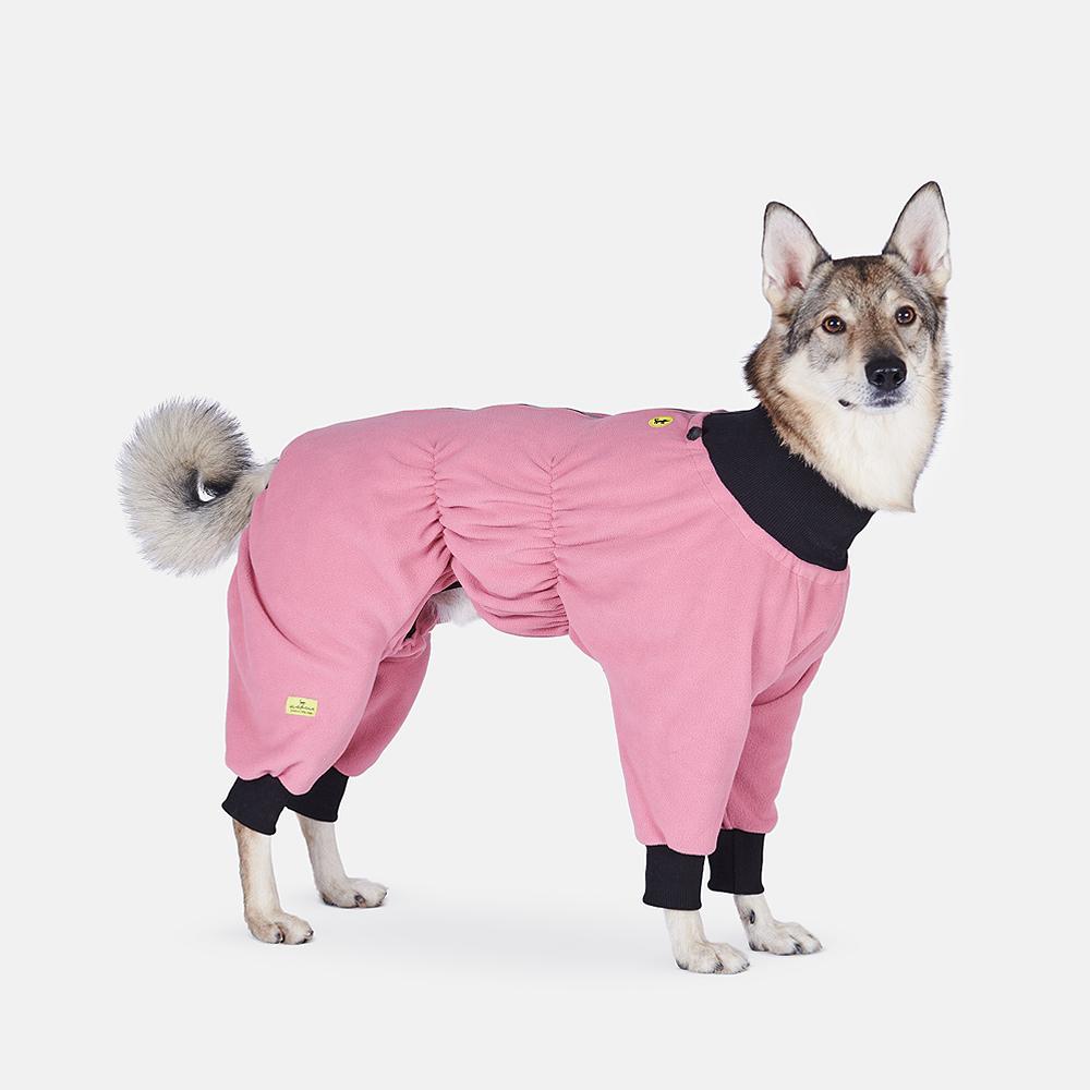 Флисовый комбинезон РОЗОВЫЙ