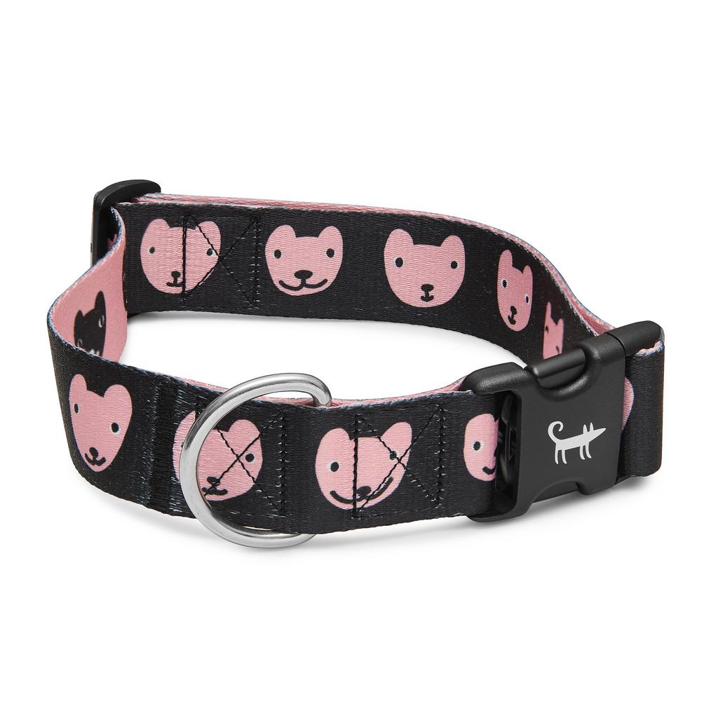 Широкий ошейник ТУРБЕН х ШАРИК (чёрный)