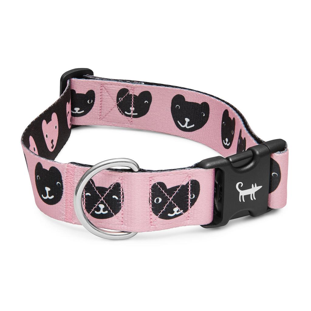 Широкий ошейник ТУРБЕН х ШАРИК (розовый)