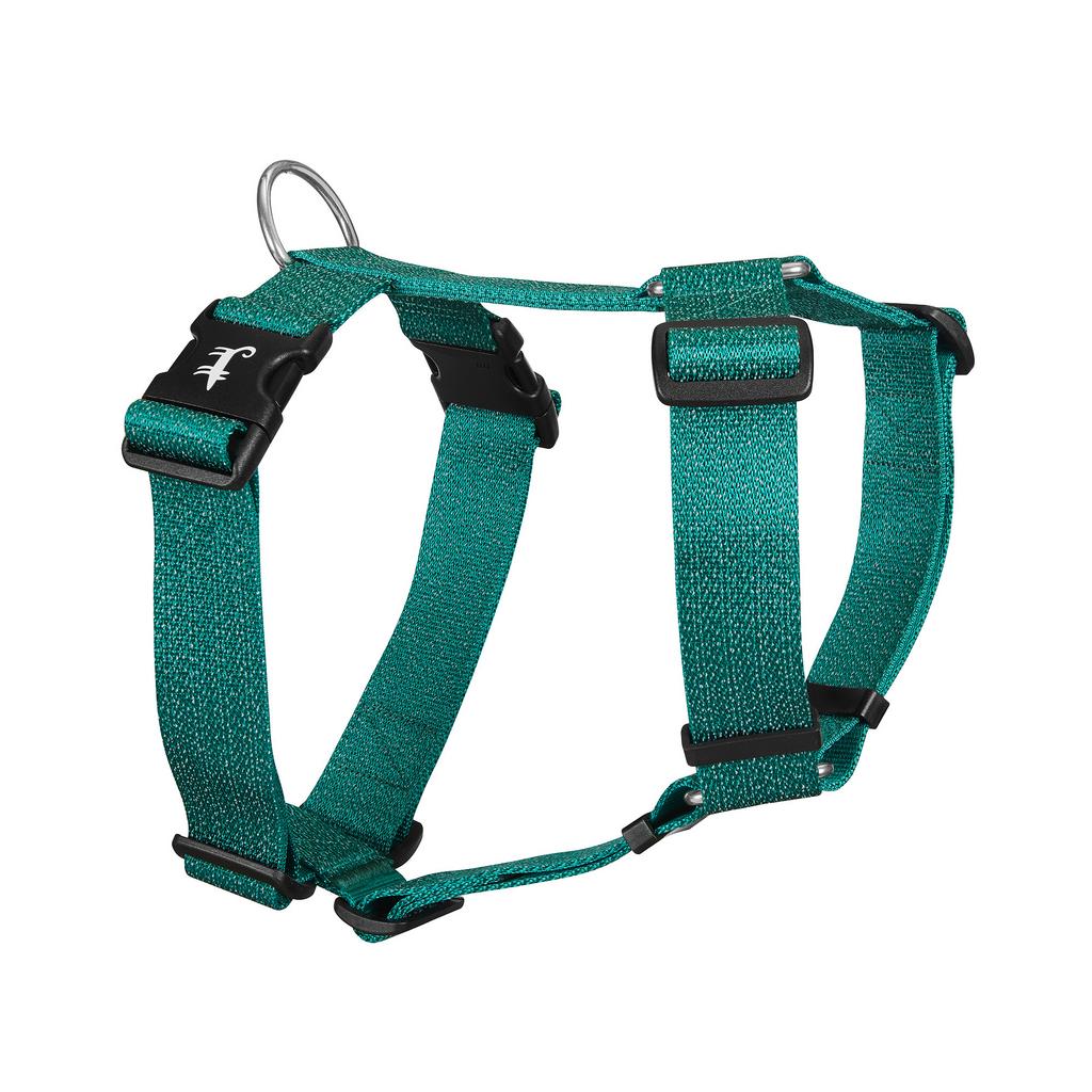 Широкая шлейка GOOD TO SEE YOU Teal (светоотражающая)