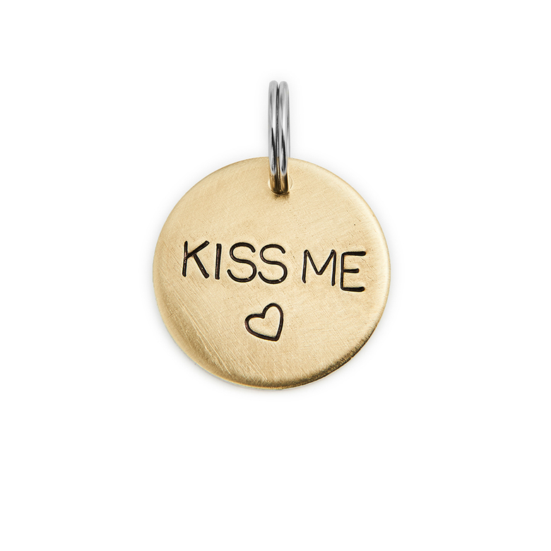 Адресник SIXPENCE NONE THE RICHER (латунь/мельхиор, 25/32 мм)