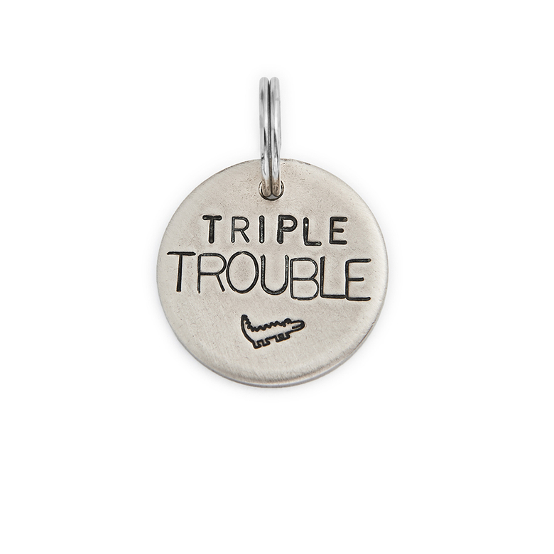 Адресник BEASTIE BOYS (латунь/мельхиор, 25/32 мм)