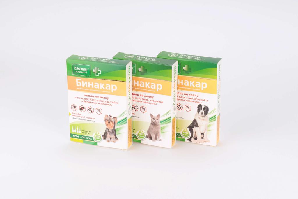 Бинакар, Капли на холку