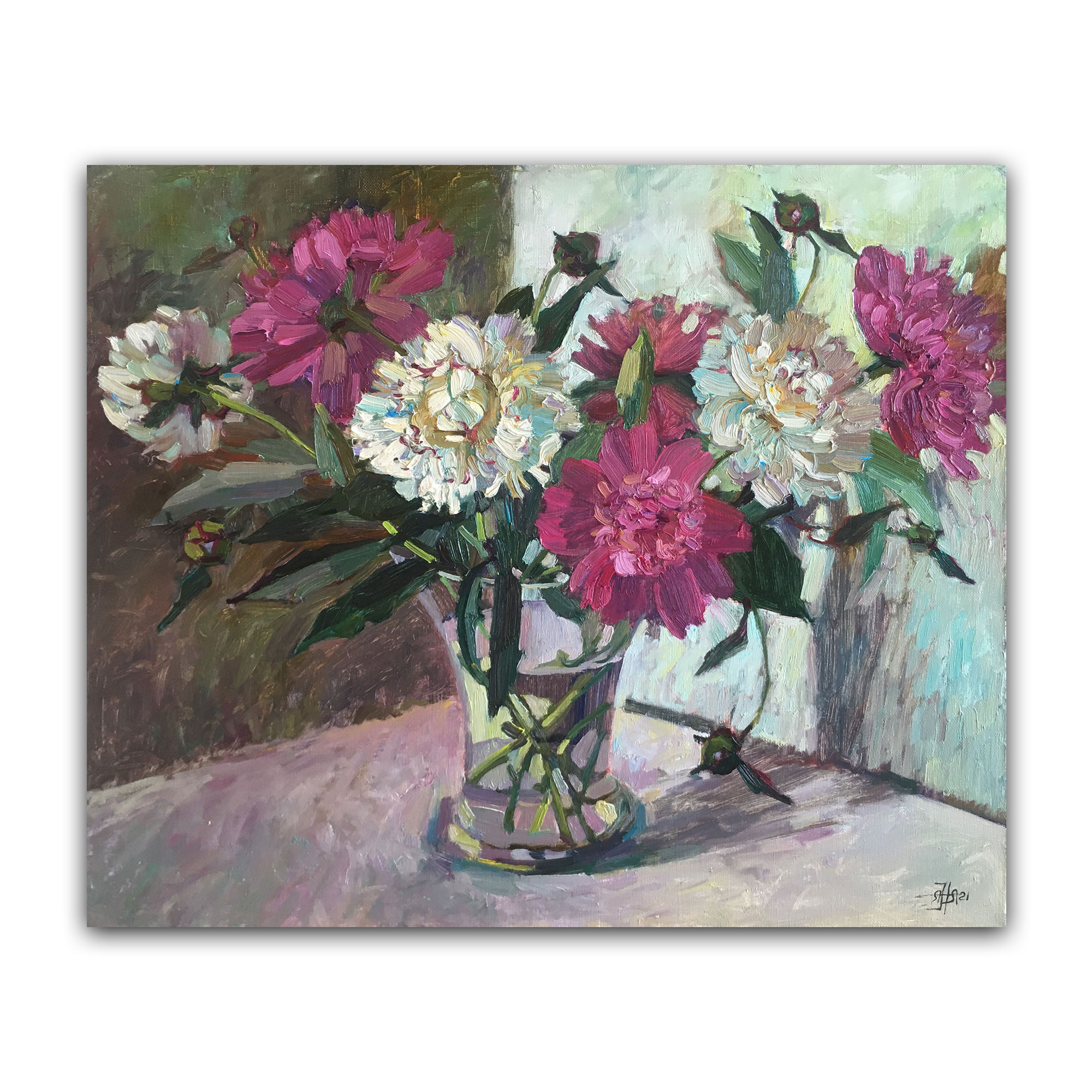Картина "Пионы поэтичные"