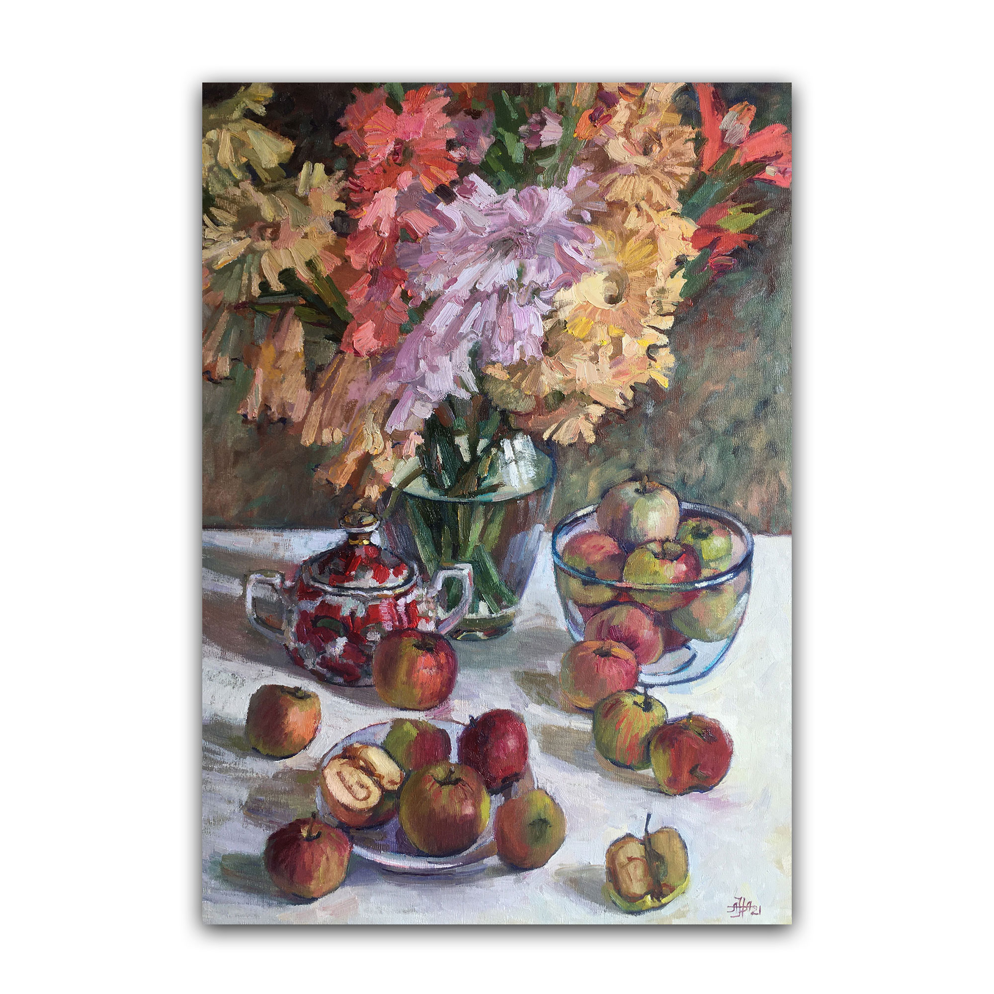 Картина "Яблочный Спас"