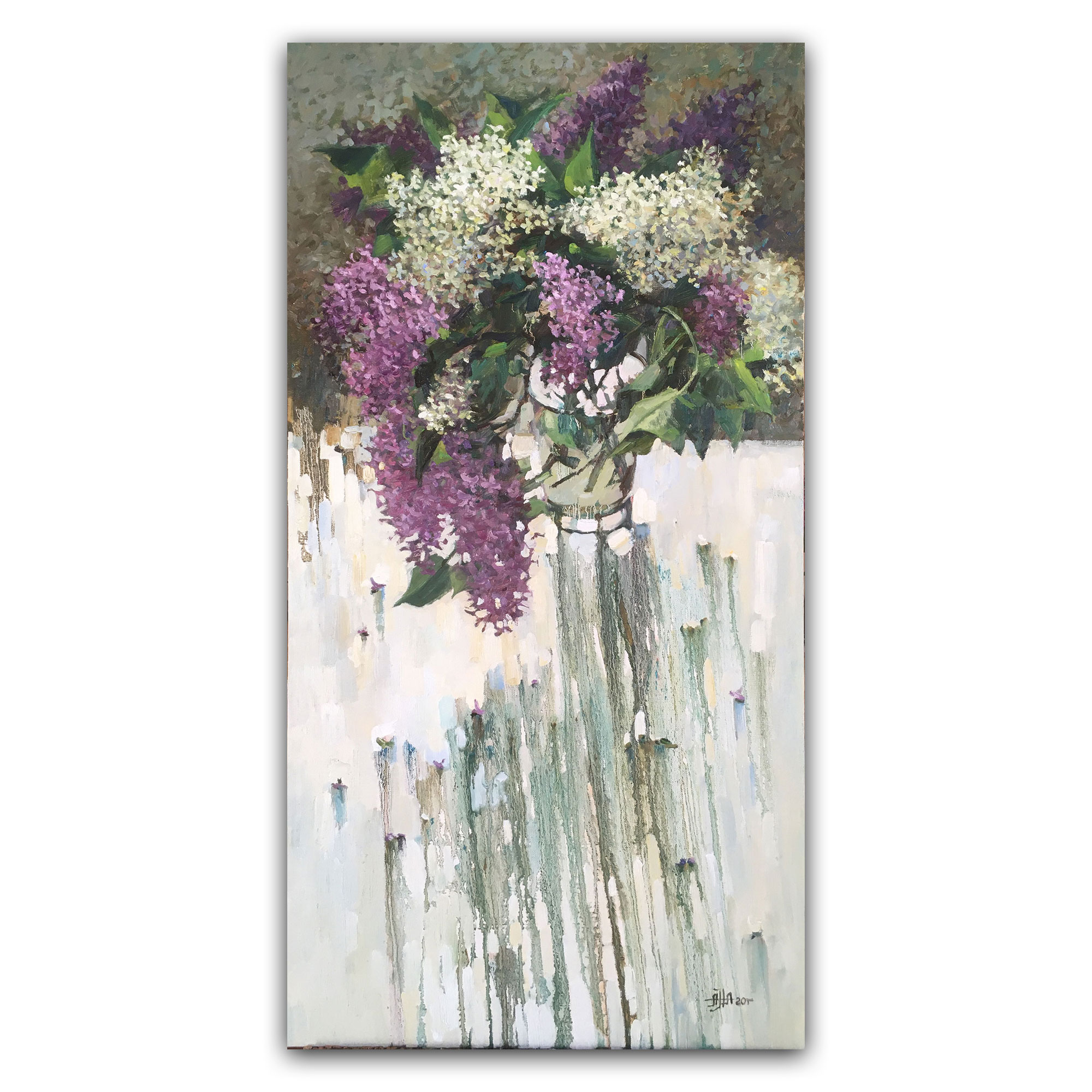 Картина "Сиреневые грозди"