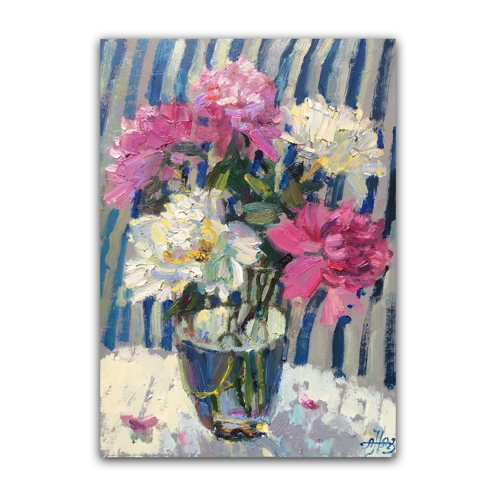 Картина «Пионы и полосы»