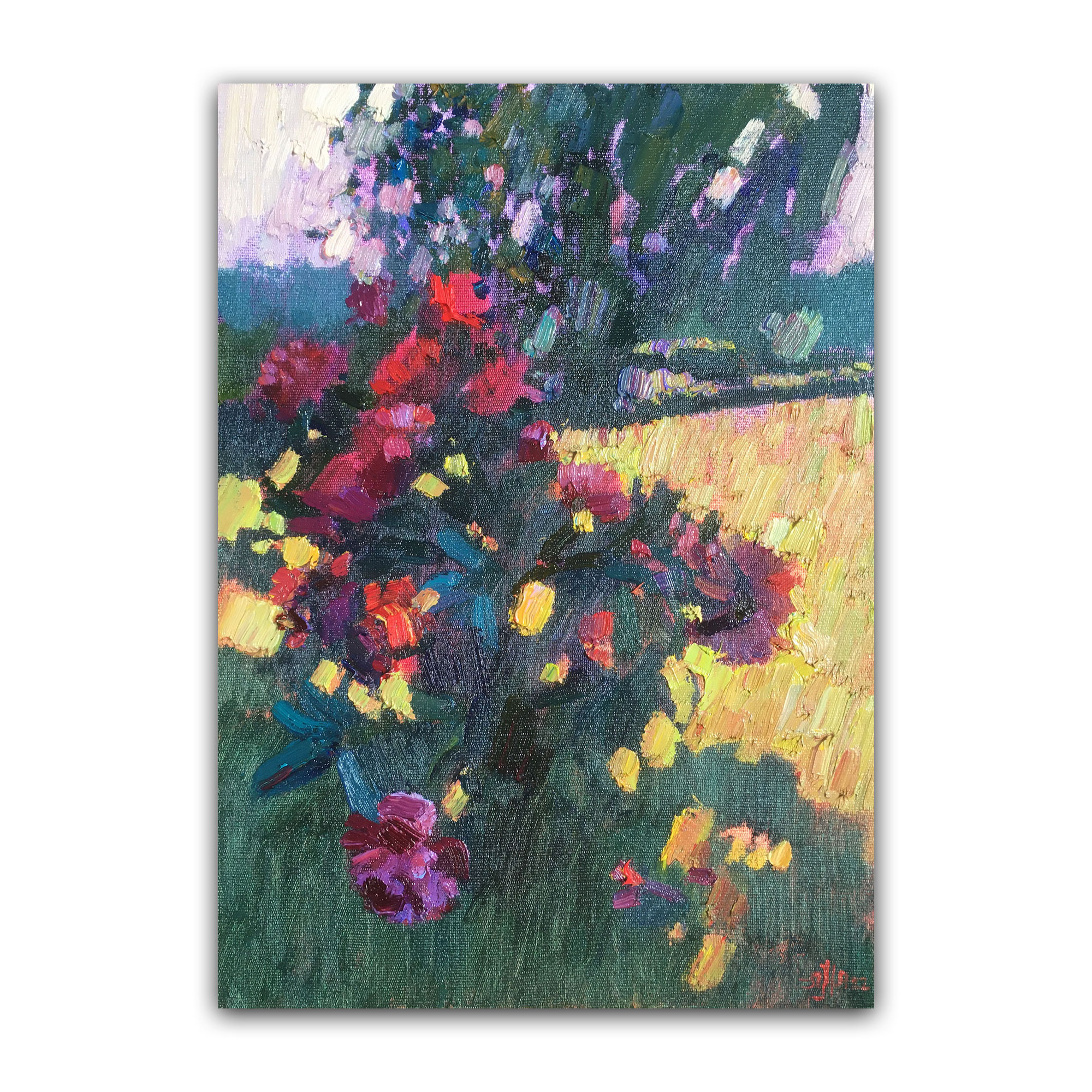 Картина "Пионы в тени