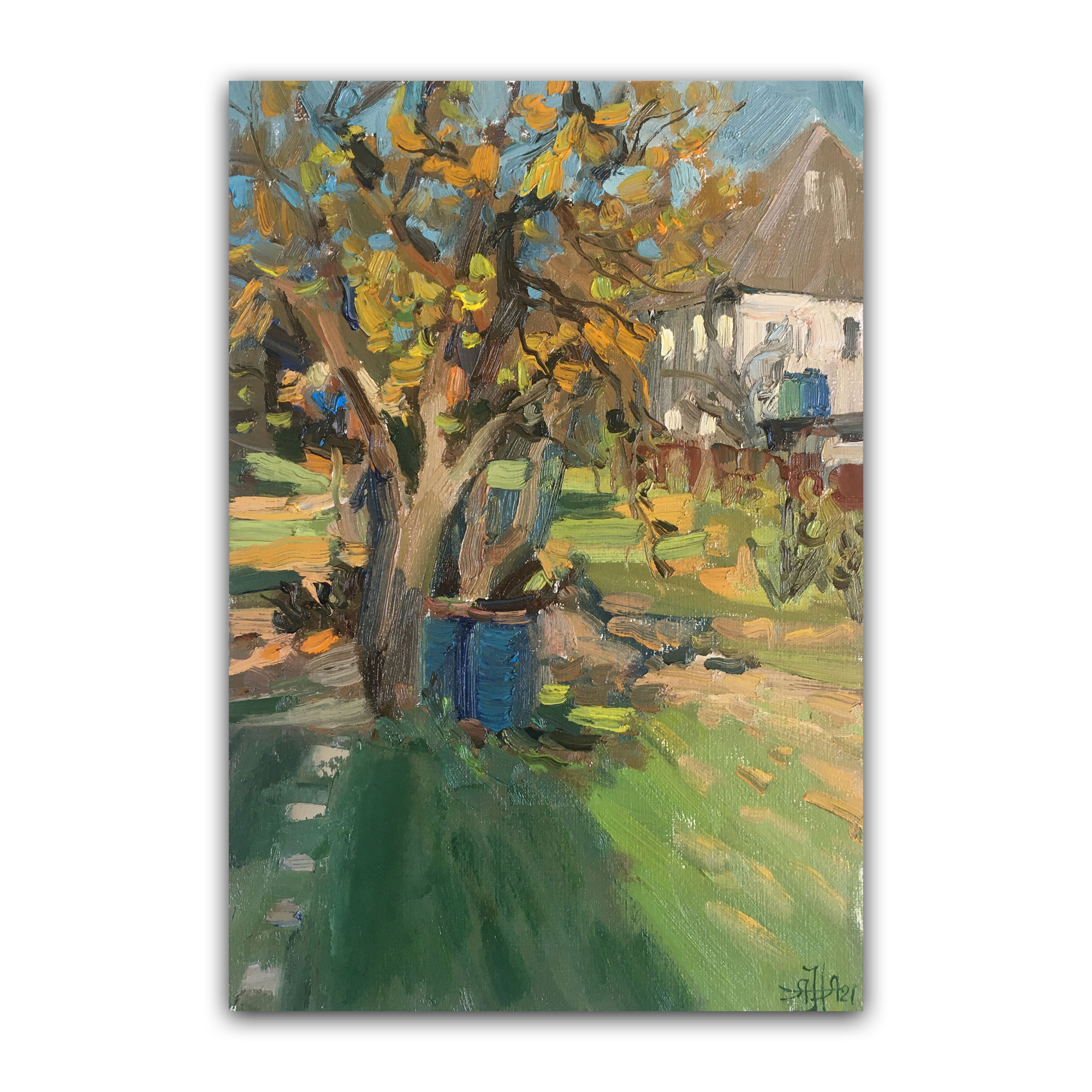 Картина "Осенний сад 2"