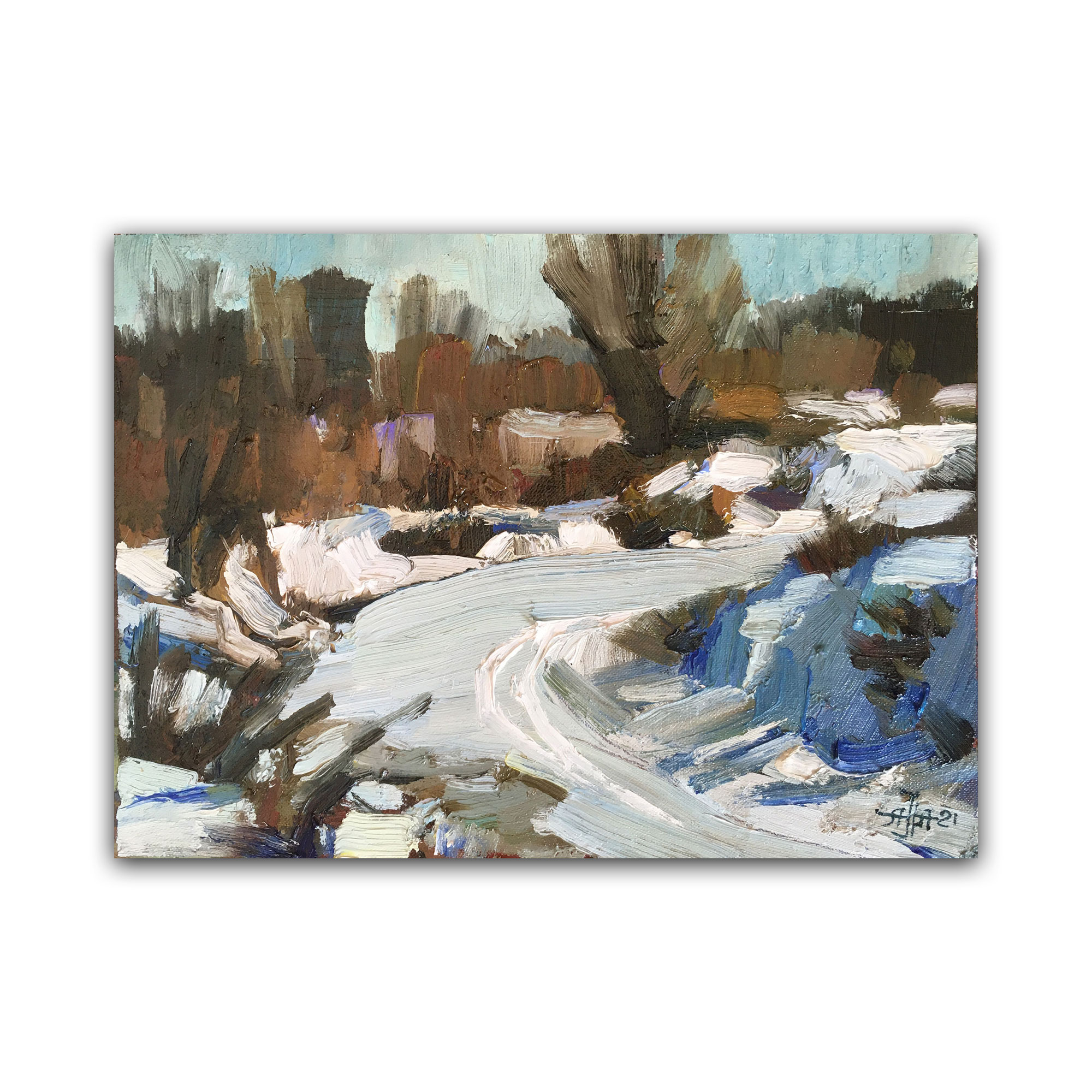 Картина "Март. Нерское 1"