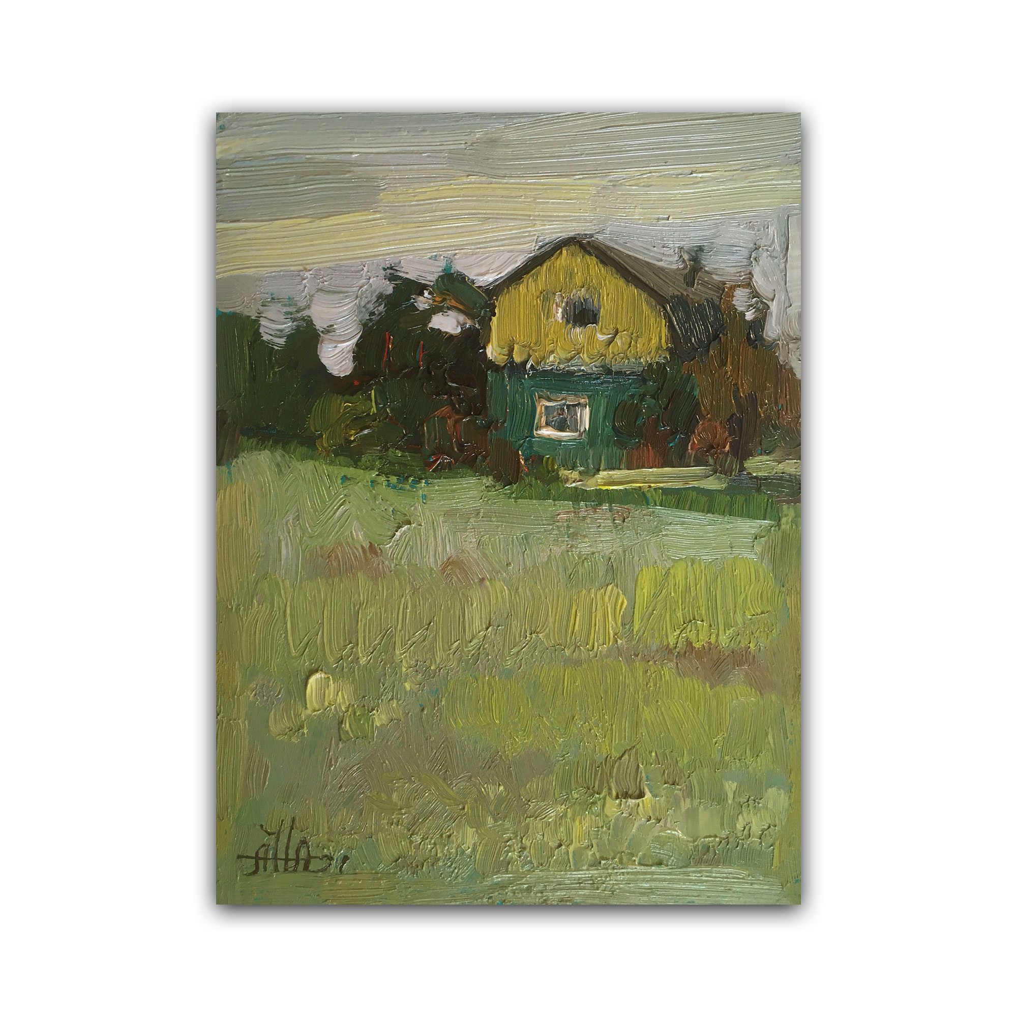 Картина "Дом у дороги"