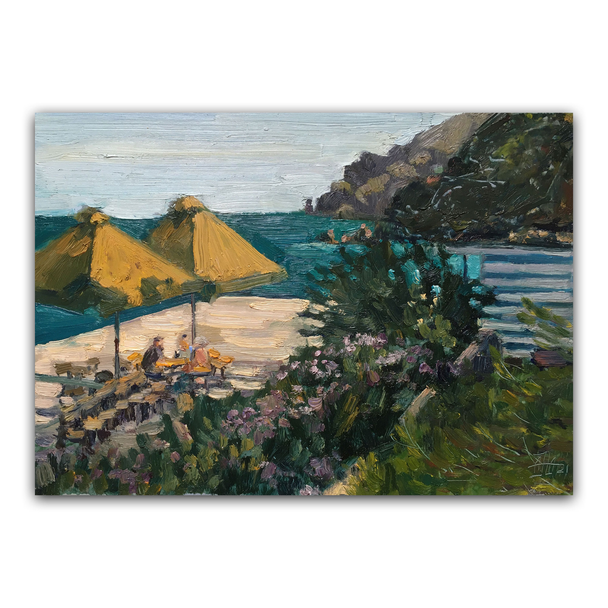 Картина "Кафе у моря"