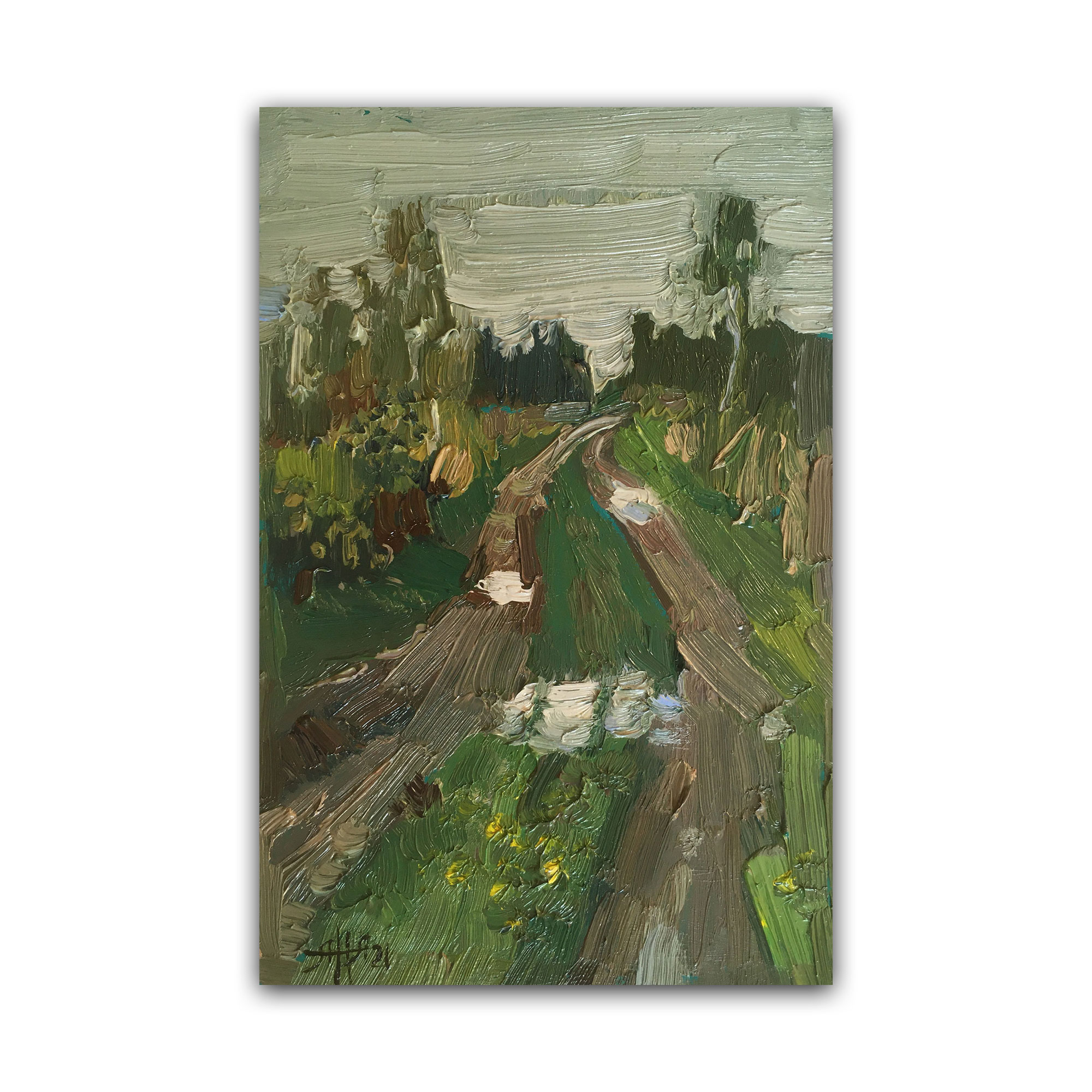 Картина "Осенняя дорога"