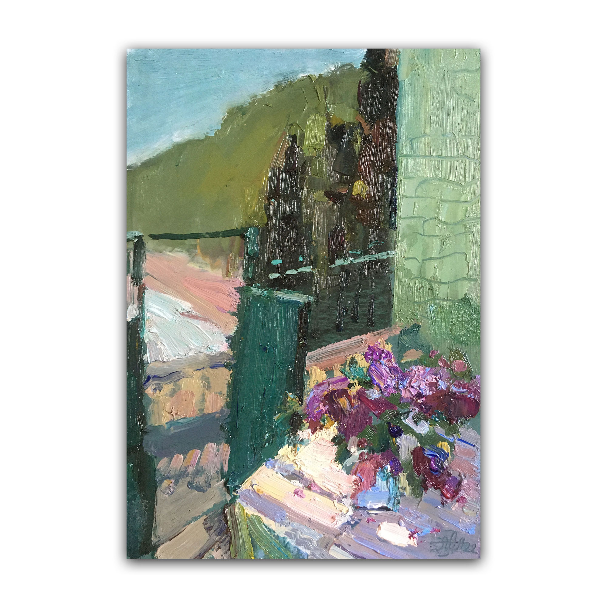 Картина "Серия Крым. Зелёная калитка"