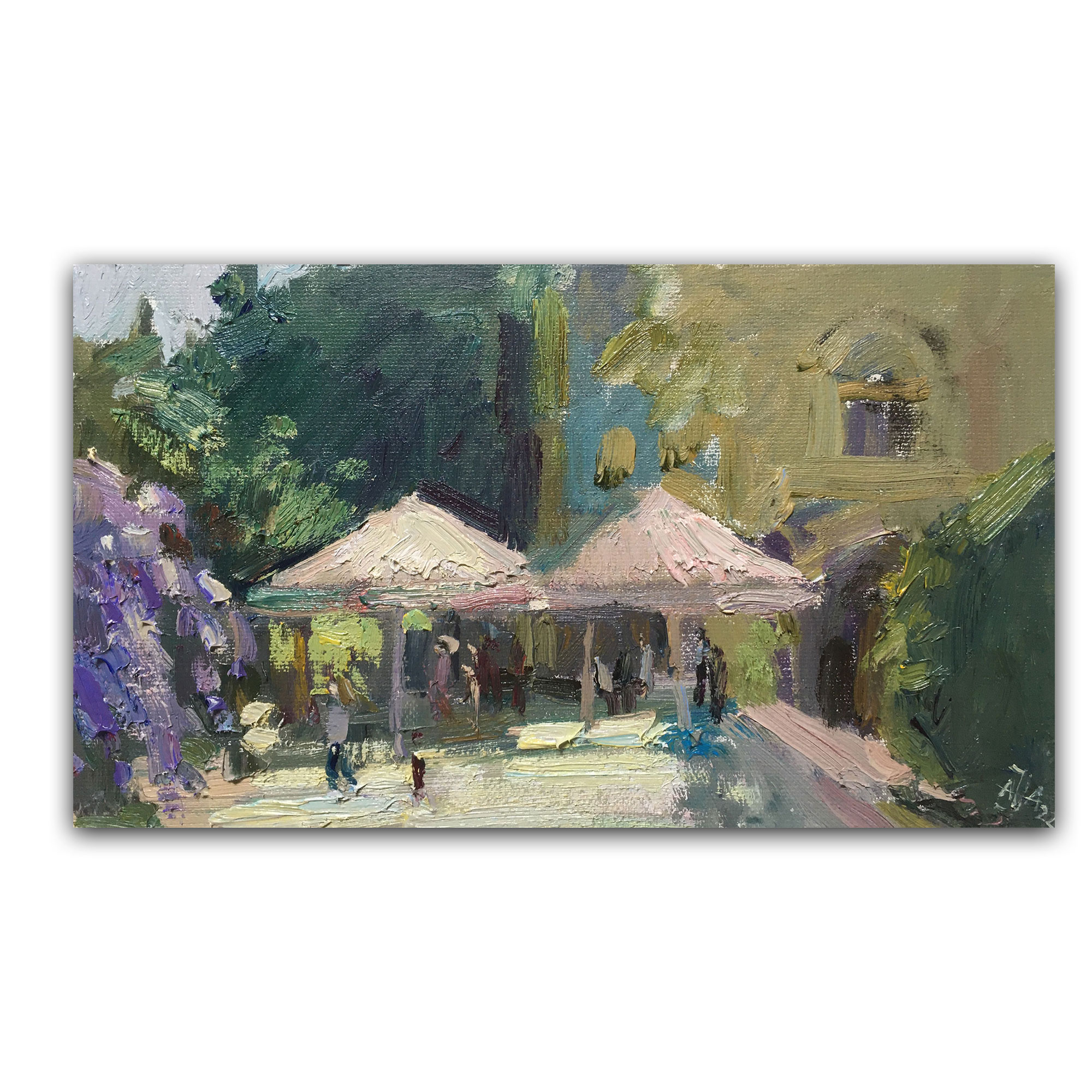 Картина "Серия Крым. Южное кафе"