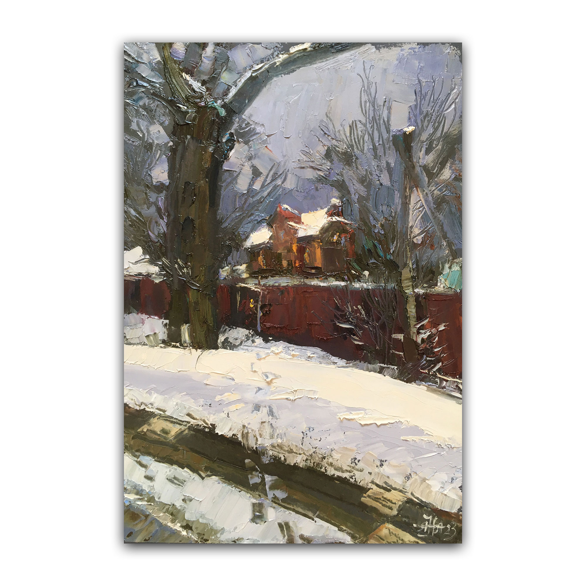 Картина "Серия Прогулки по деревне. Напрямки"