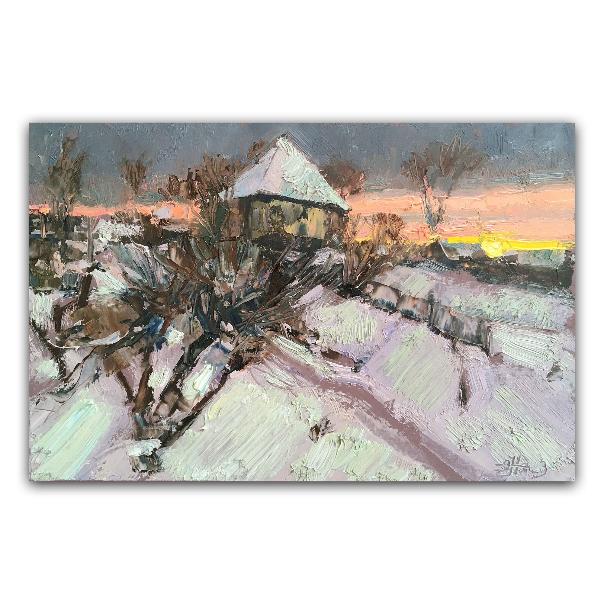 Картина "Серия Из окна. Заалело 2"