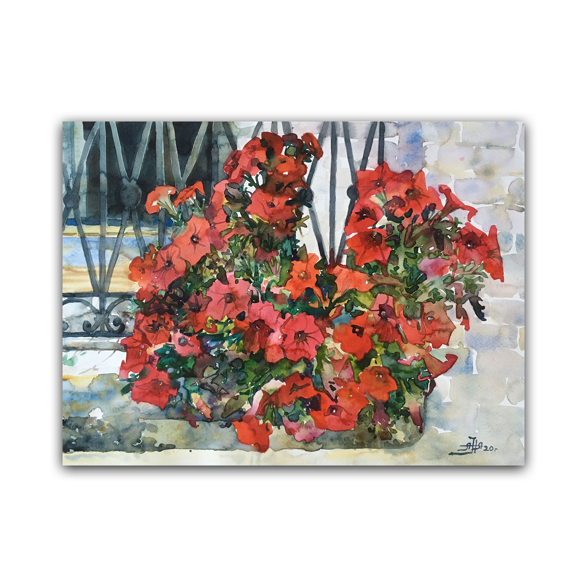 Картина "Петуньи"