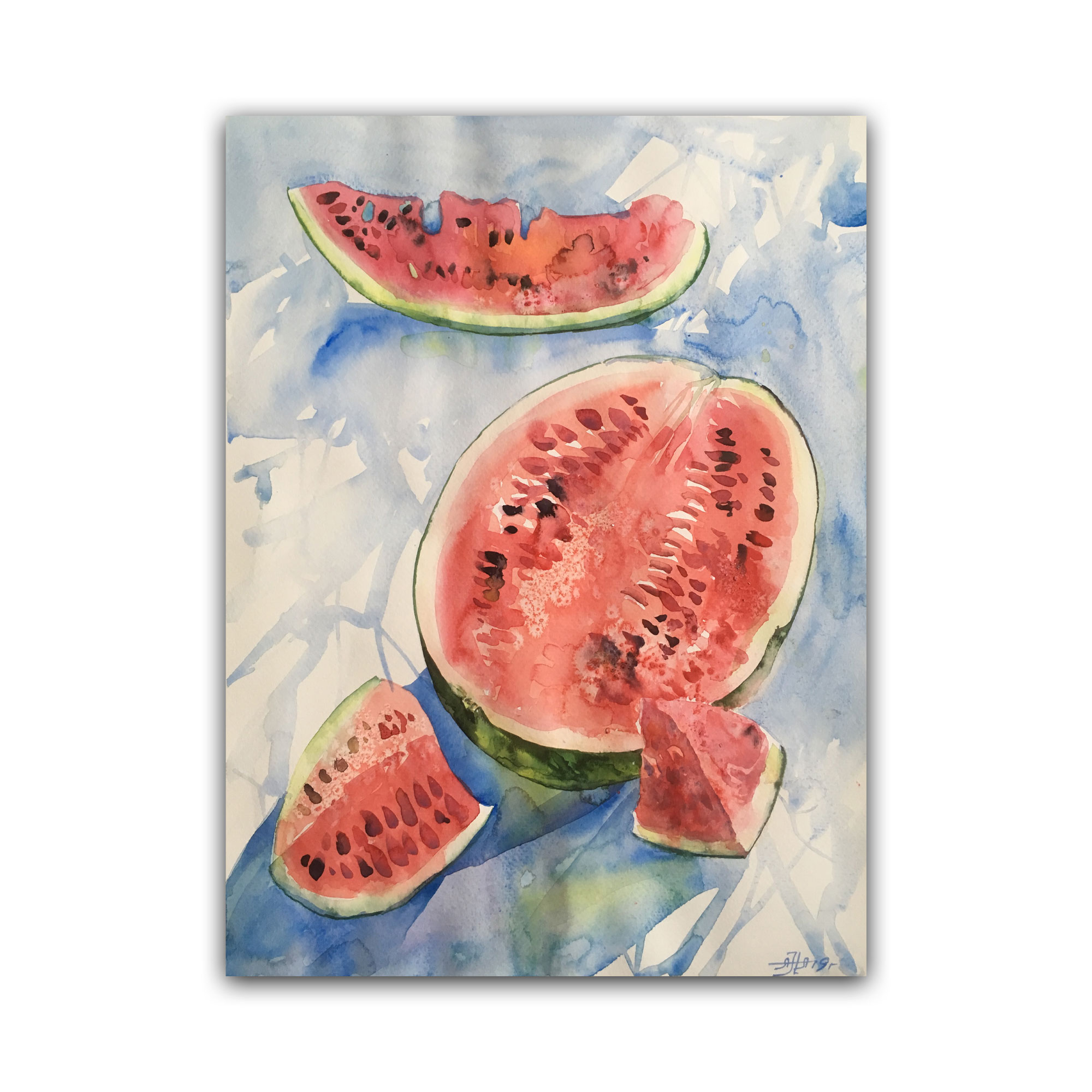 Картина "Арбуз в облаках"