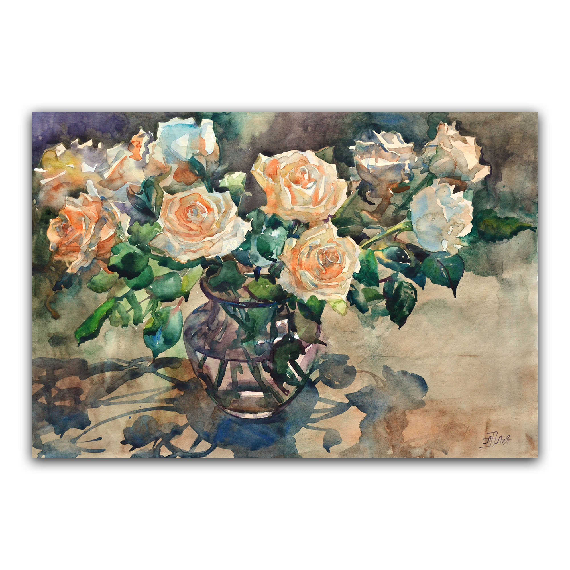 Картина "Розы зимой"