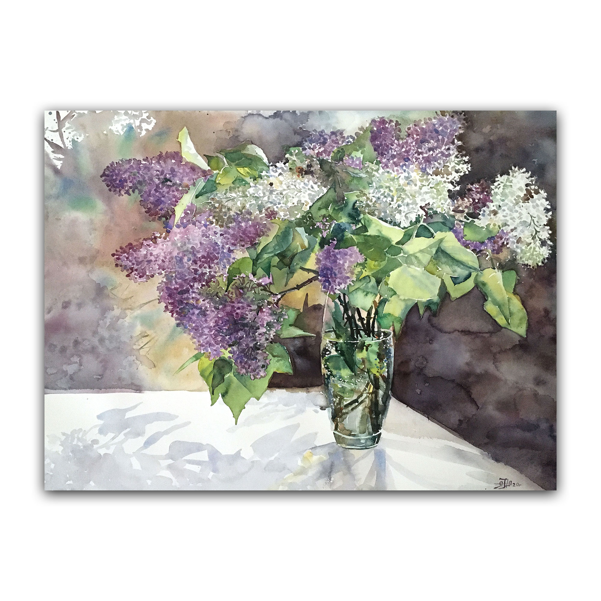 Картина "Сиреневое кружево"