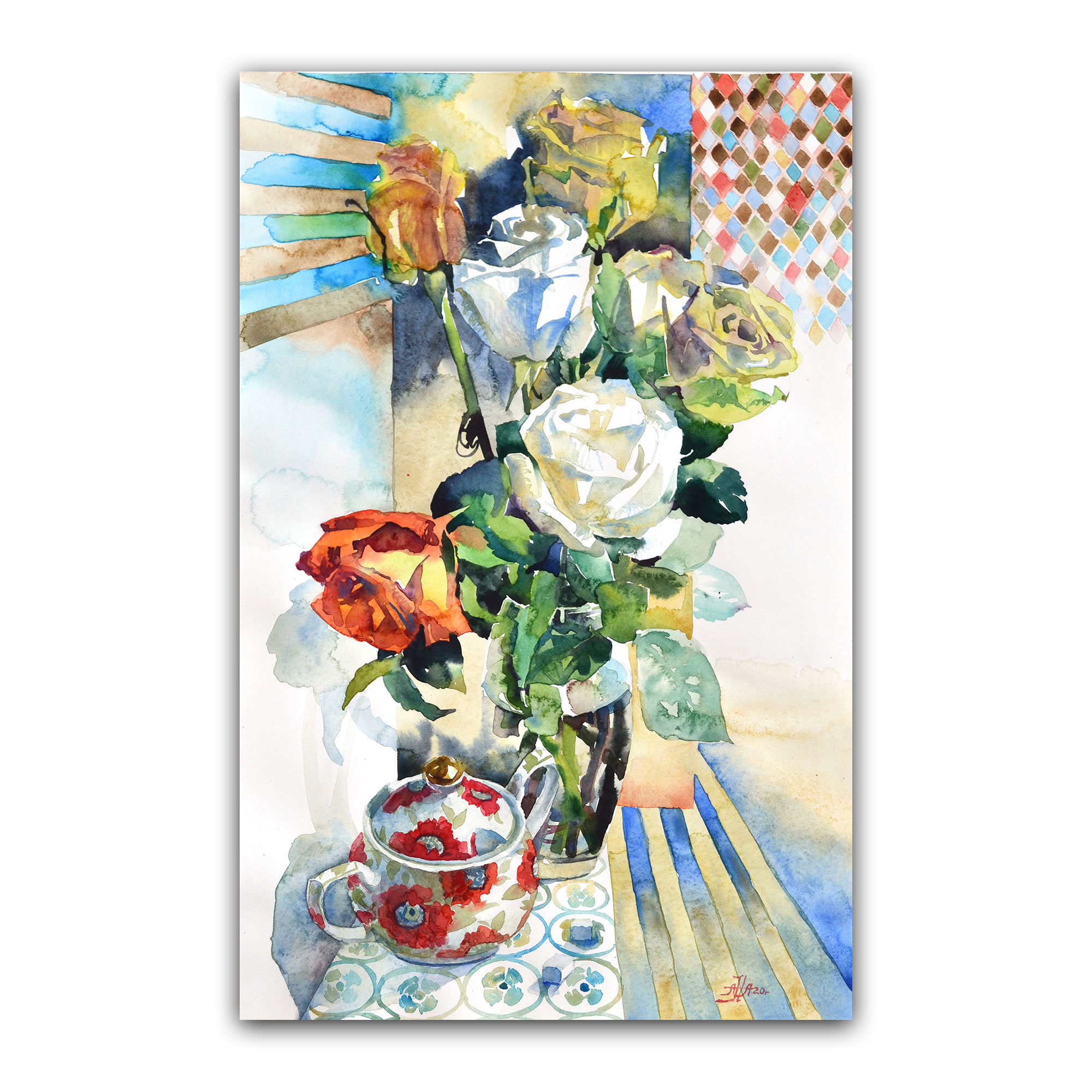 Картина "Сквозь время (розы)"