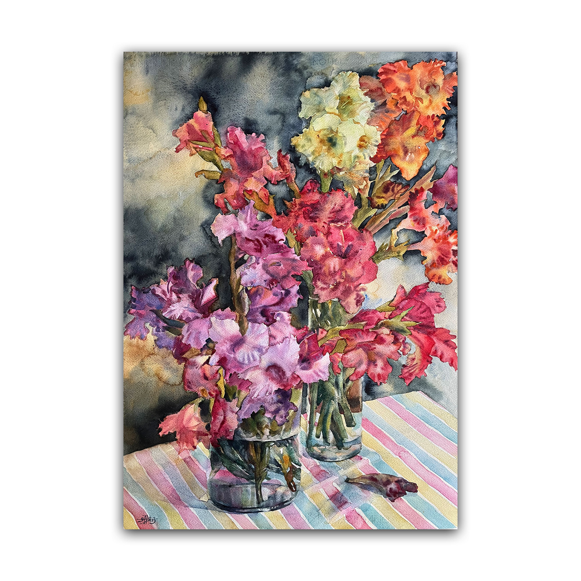 Картина "Гладиолусы"