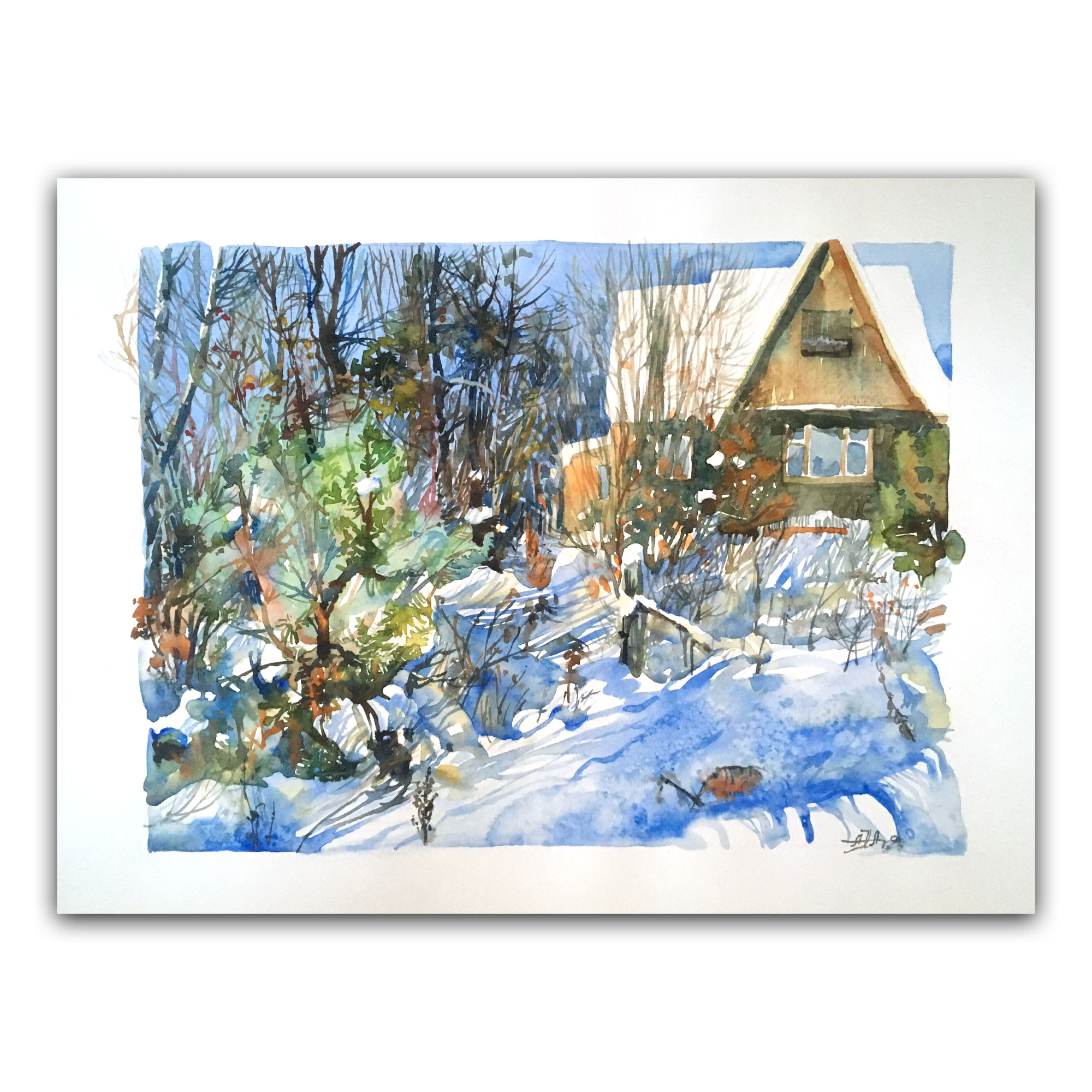 Картина "Дом фермера"