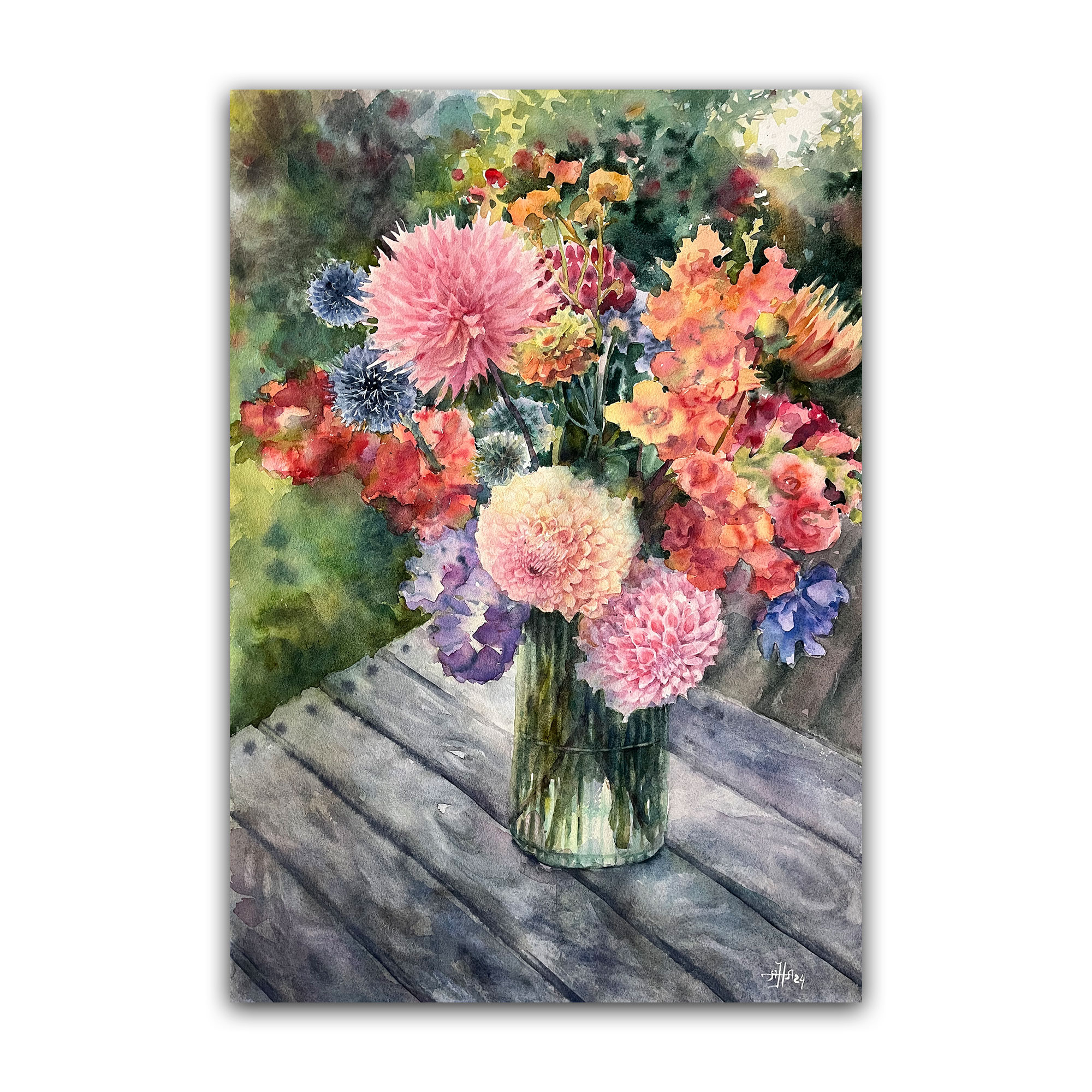 Картина "Стрекоза улетела"