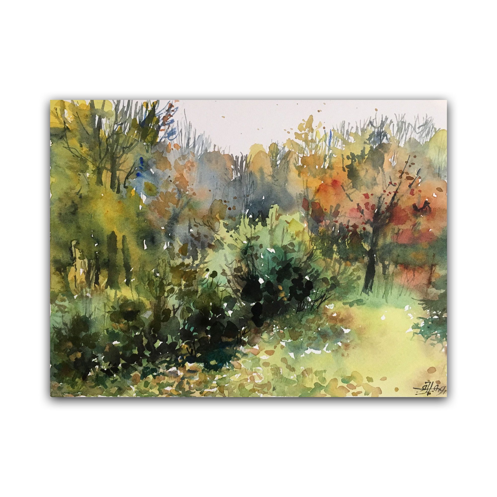 Картина "Осень в городе 4"