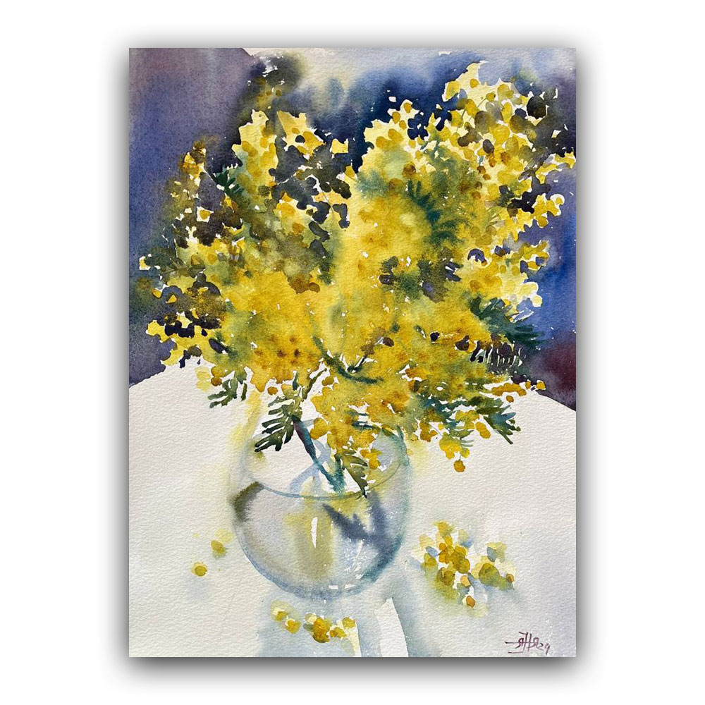 Картина "Мимозы 1"