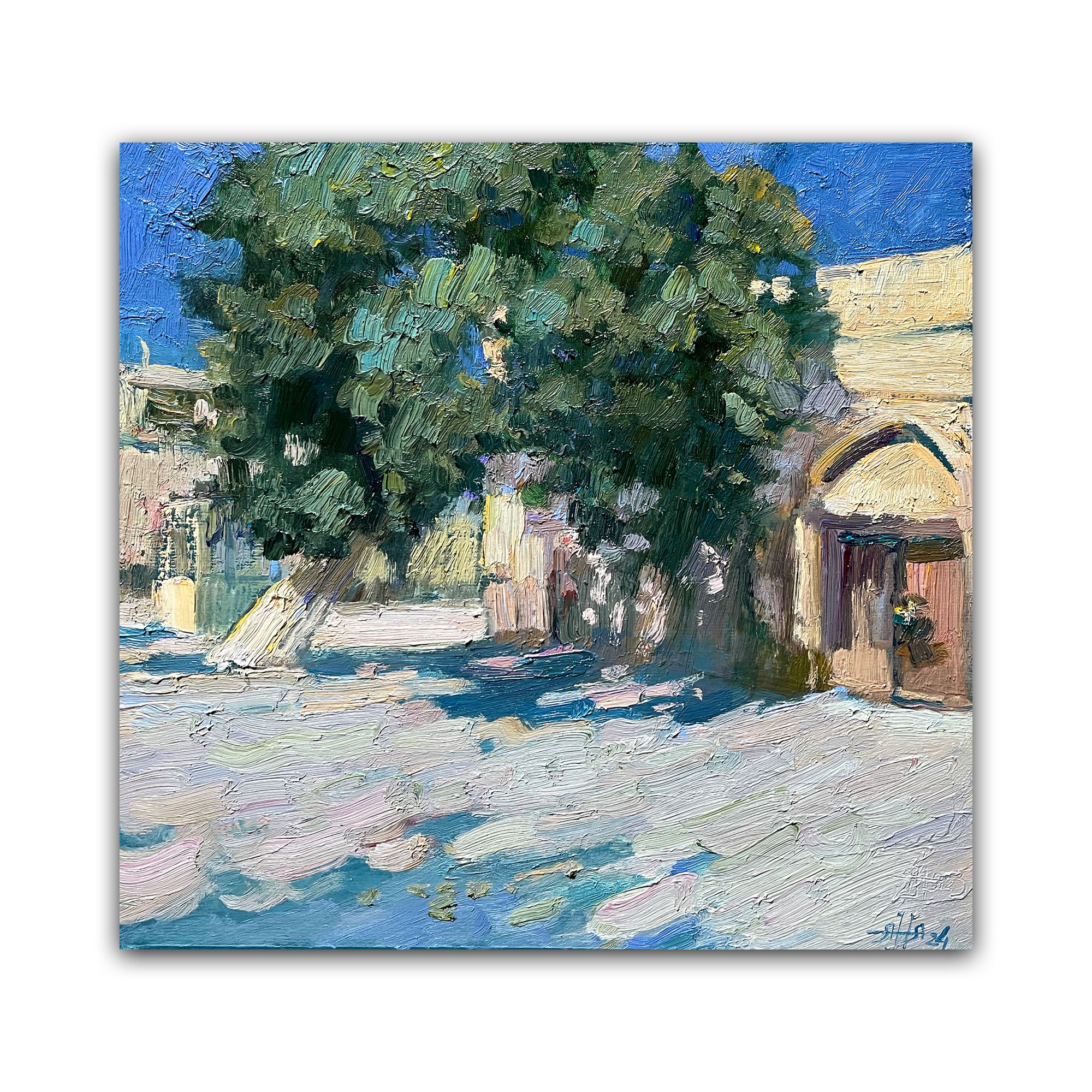 Картина "Отель в Бухаре"