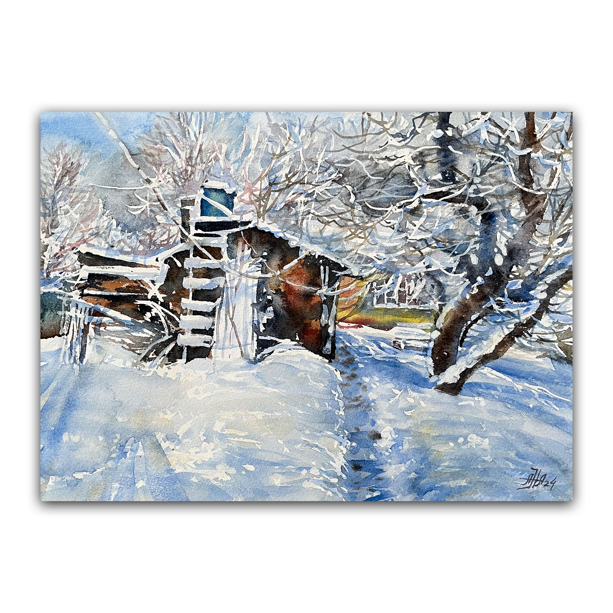 Картина "Мой сарай"