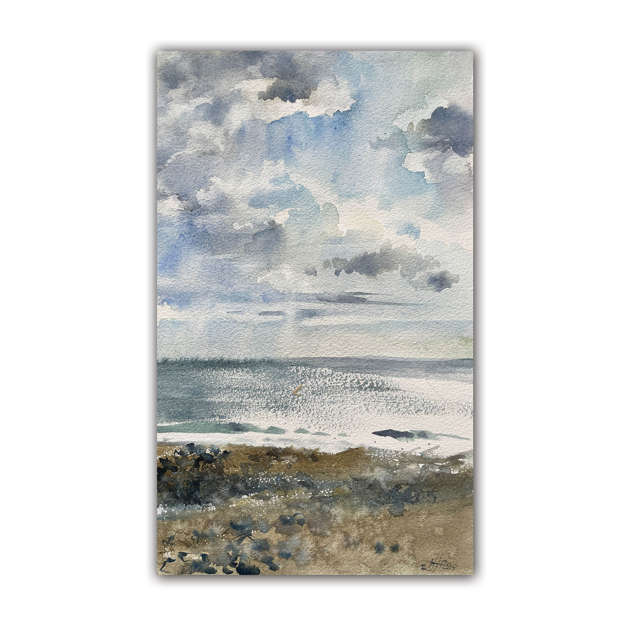 Картина "Море этюд 4"