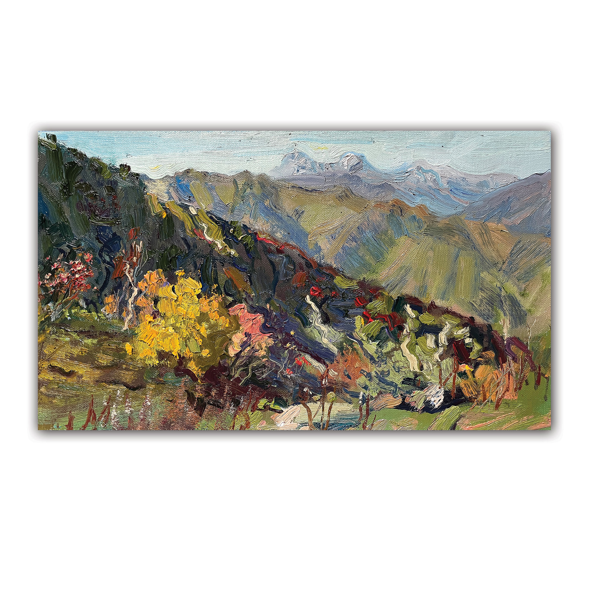 Картина "Осень в Красной поляне"