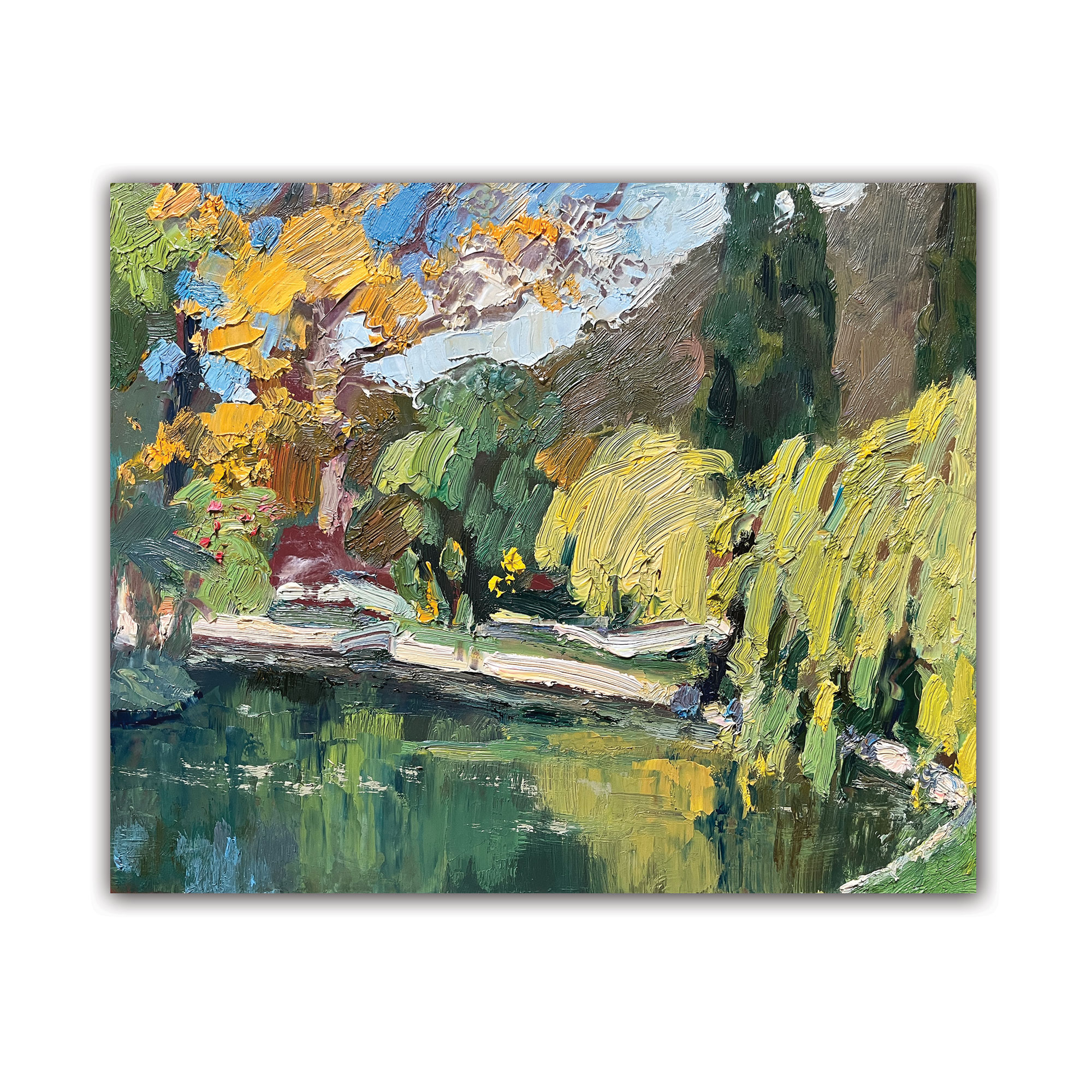 Картина "Осень. Новый Афон"