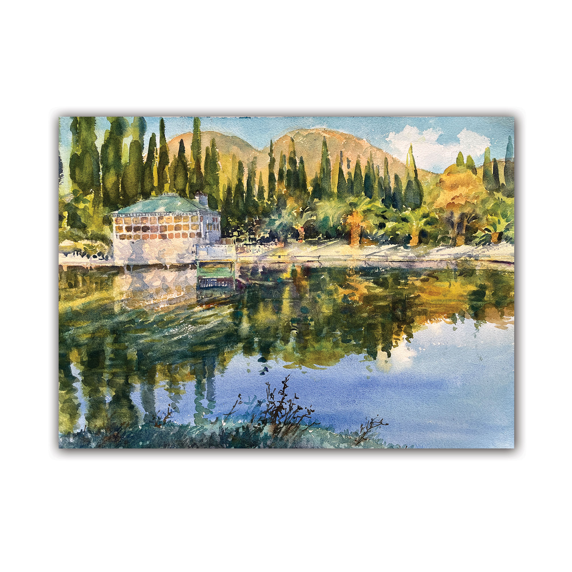 Картина "Парк в Новом Афоне"